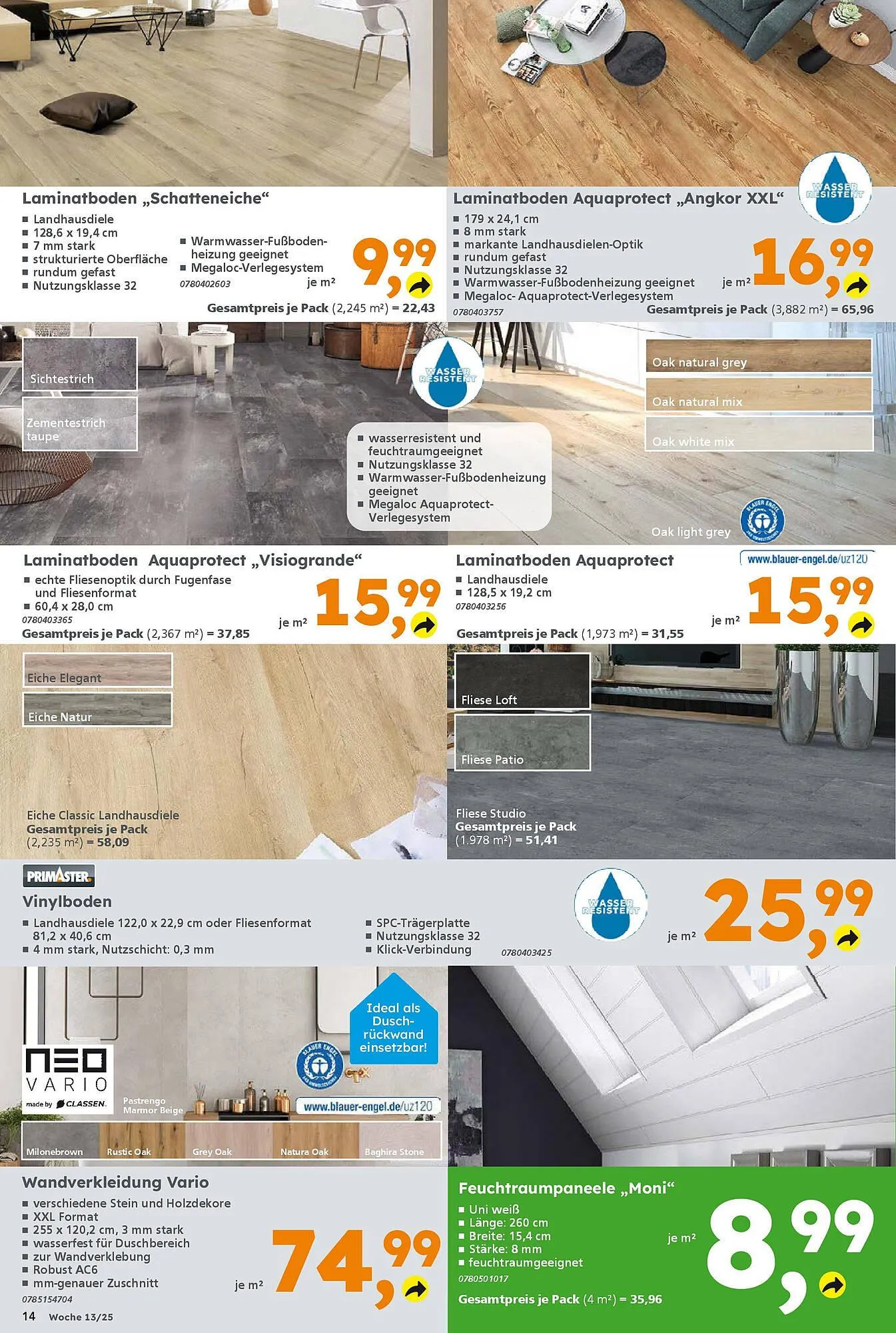 Globus Baumarkt Prospekt von 23. März bis 29. März 2025 - Prospekt seite 14