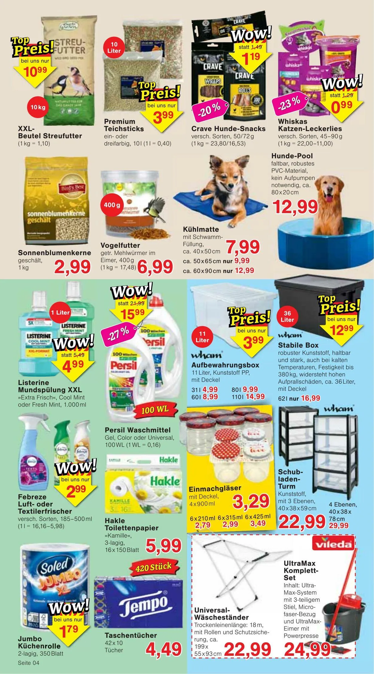 Wiglo Wunderland Aktueller Prospekt von 28. Juli bis 6. August 2025 - Prospekt seite 4