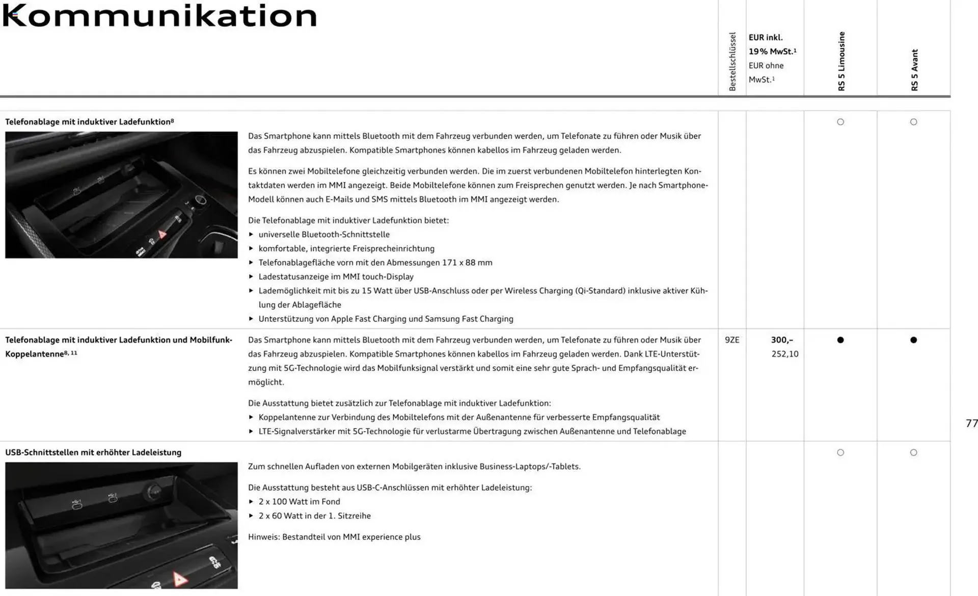Audi Prospekt von 1. April bis 1. April 2027 - Prospekt seite 77