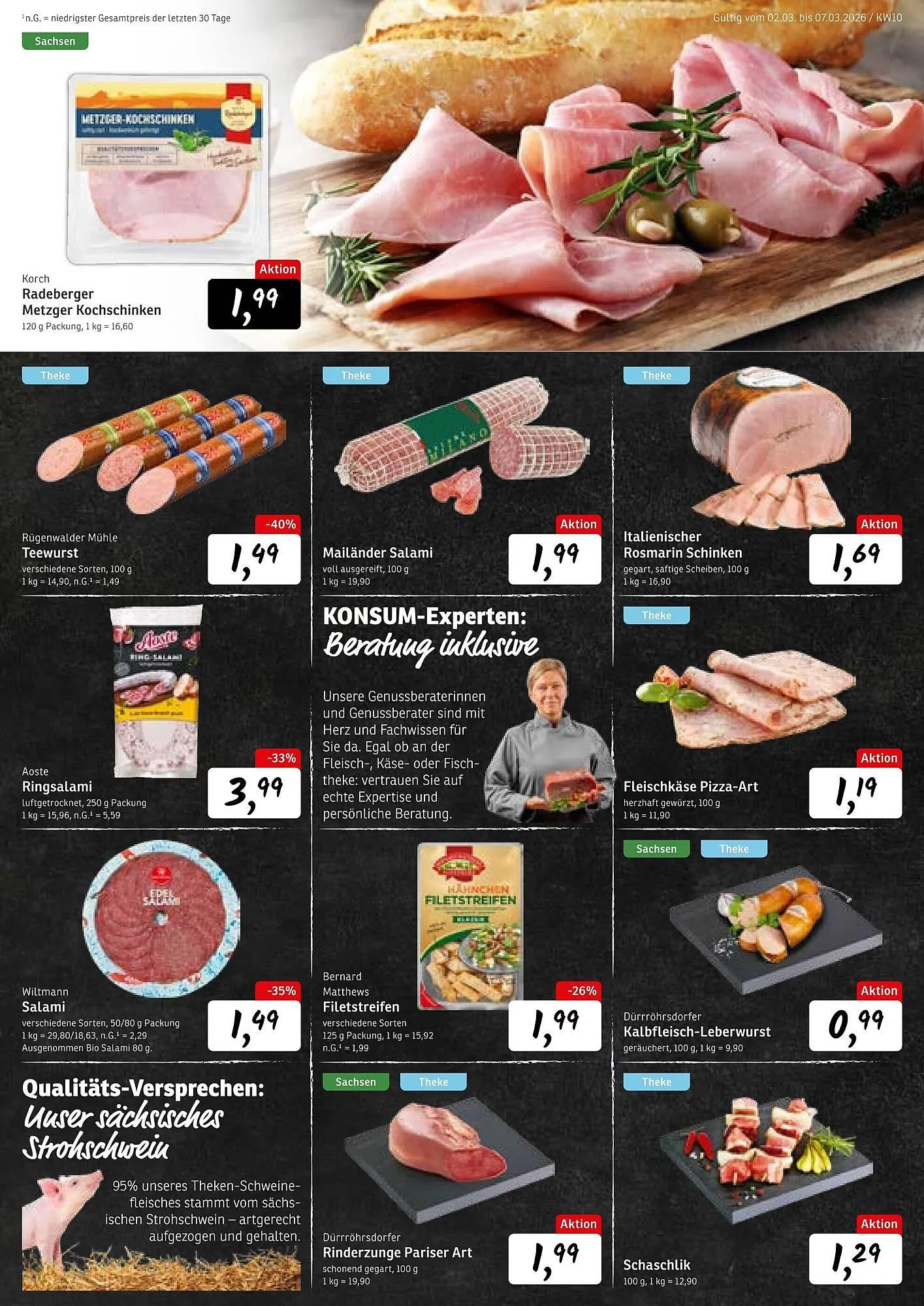 KONSUM Prospekt von 2. März bis 7. März 2026 - Prospekt seite 7