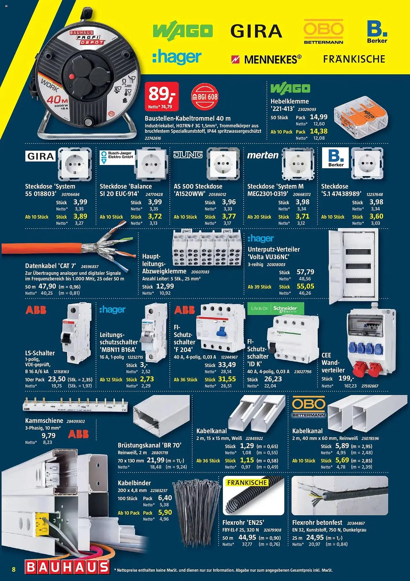 Bauhaus Prospekt von 11. April bis 25. April 2026 - Prospekt seite 8