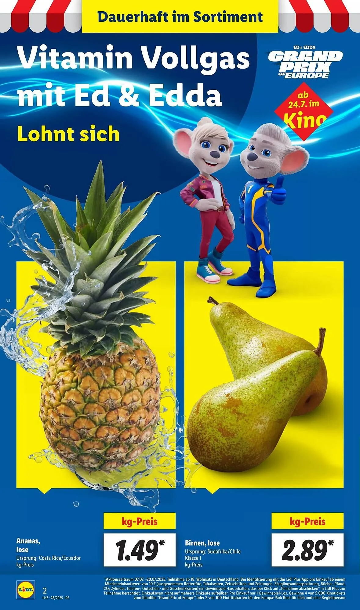 Lidl Prospekt von 7. Juli bis 12. Juli 2025 - Prospekt seite 2