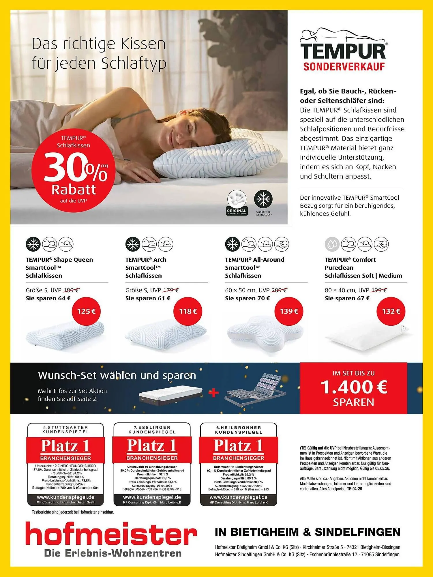 Hofmeister Prospekt von 8. April bis 5. Mai 2026 - Prospekt seite 8