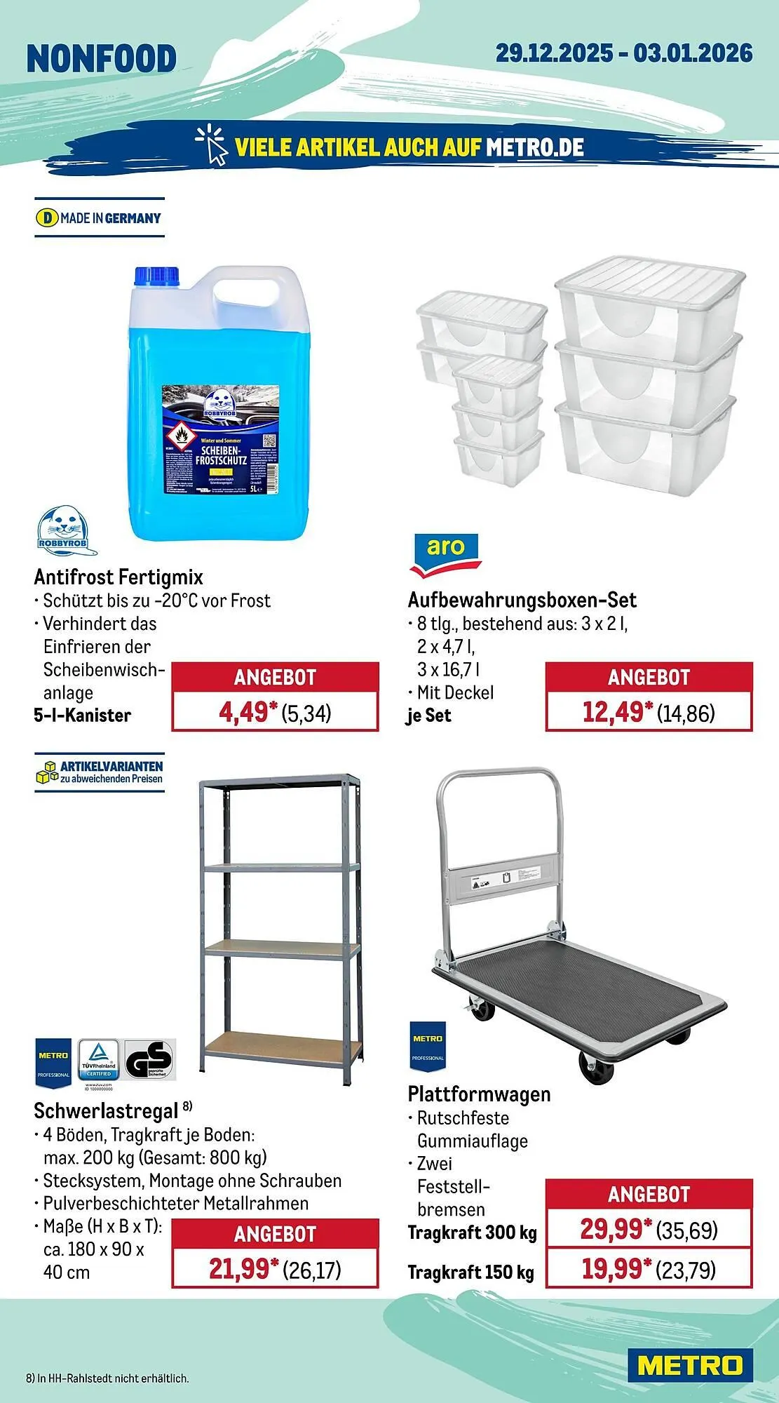 METRO Prospekt von 29. Dezember bis 4. Januar 2026 - Prospekt seite 22