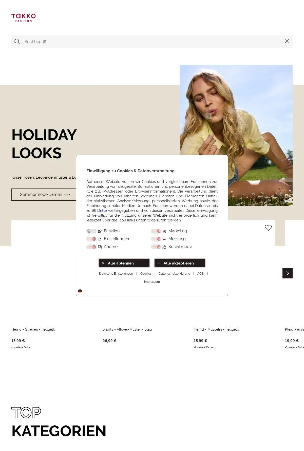 Takko Fashion Aktueller Prospekt von 23. Juni bis 29. Juni 2025 - Prospekt seite 1