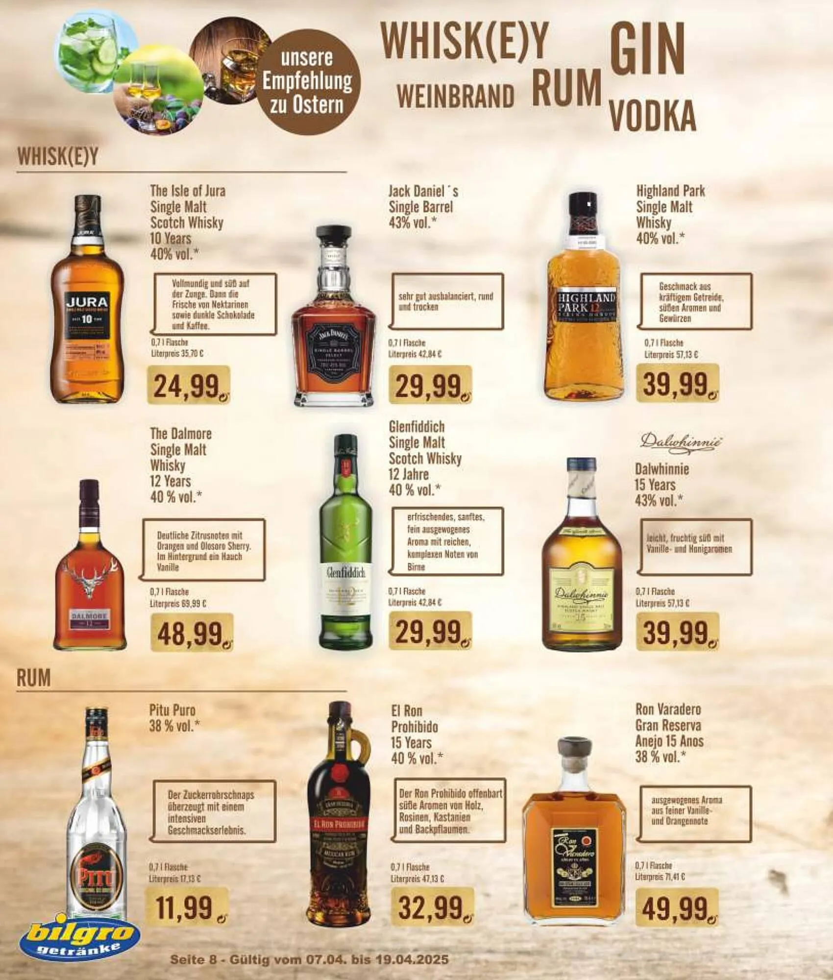 Bilgro Prospekt von 7. April bis 19. April 2025 - Prospekt seite 8