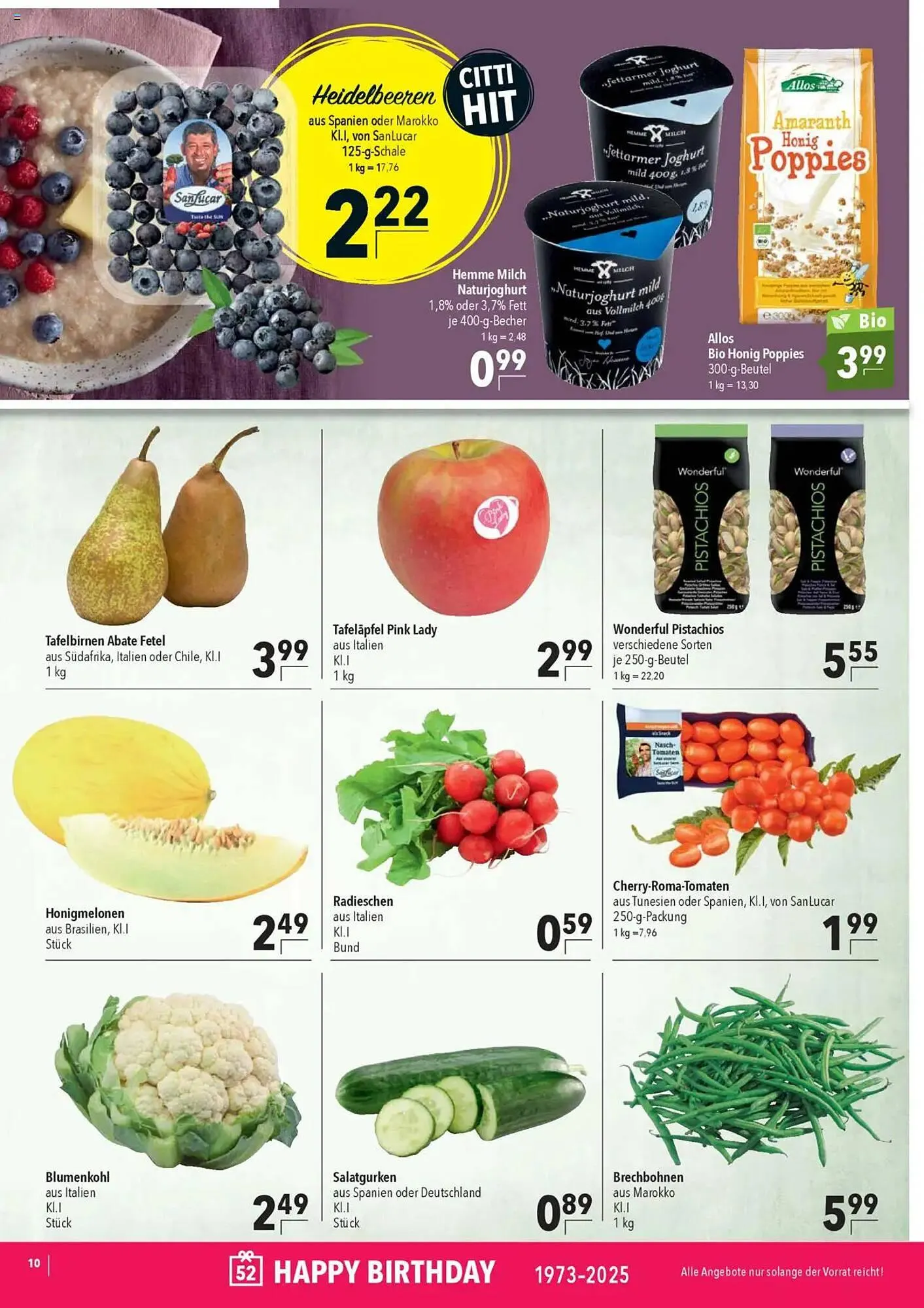 CITTI Markt Prospekt von 26. März bis 1. April 2025 - Prospekt seite 10