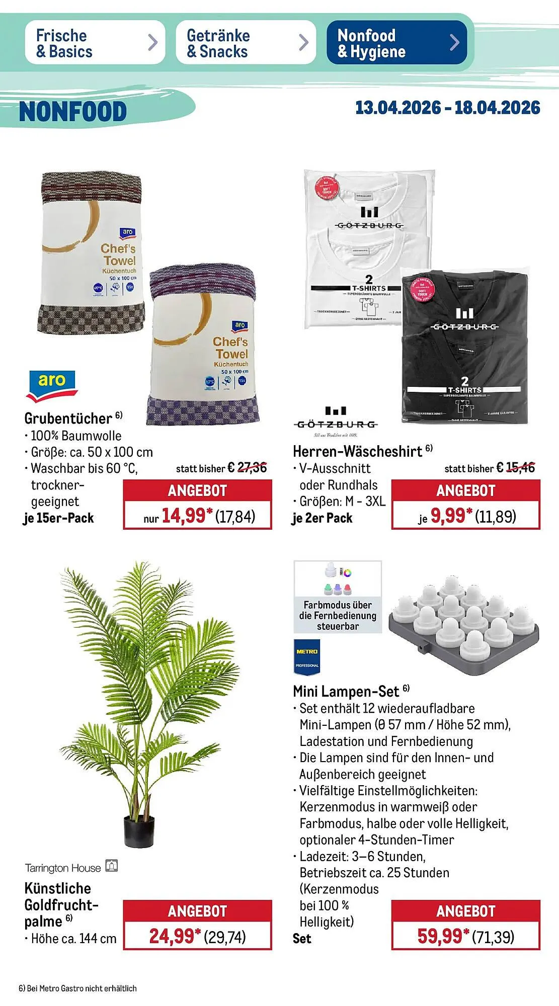 METRO Prospekt von 12. April bis 18. April 2026 - Prospekt seite 44