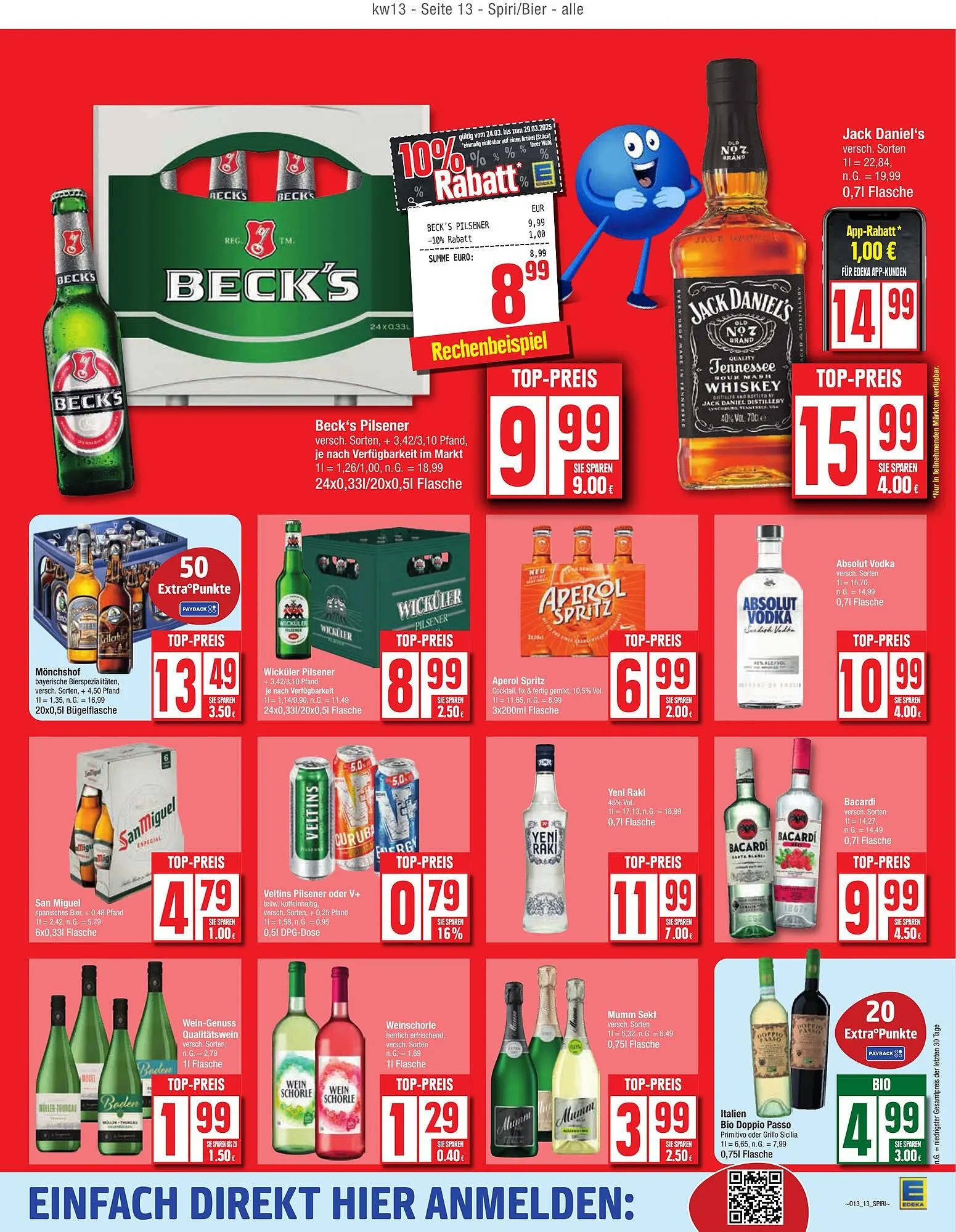 Edeka Prospekt von 23. März bis 29. März 2025 - Prospekt seite 13