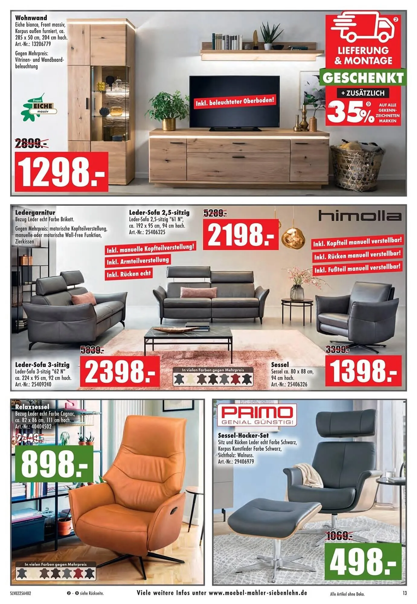 Möbel Mahler Katalog von 18. Februar bis 24. Februar 2026 - Prospekt seite 13