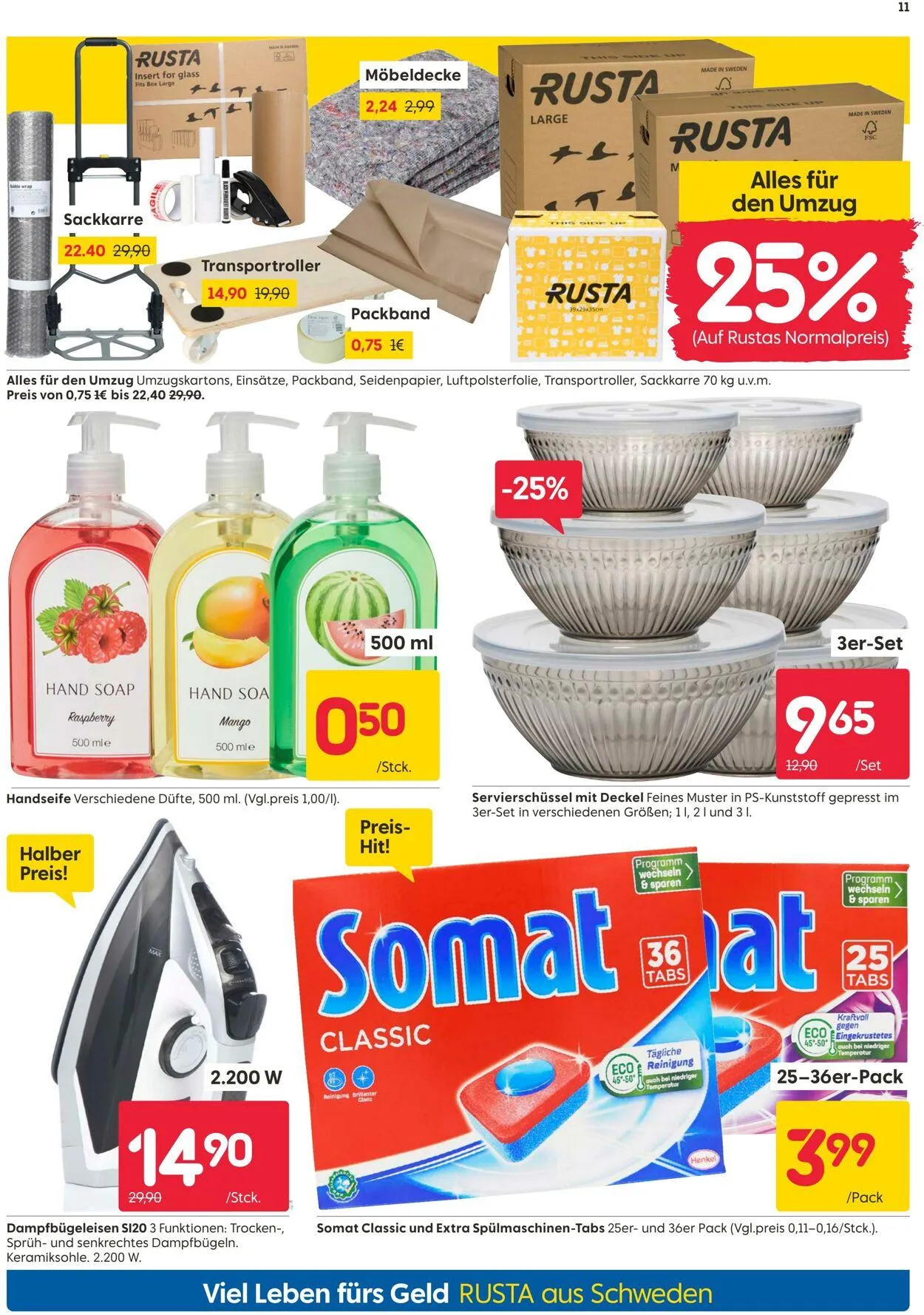 Rusta von 5. August bis 19. August 2025 - Prospekt seite 11