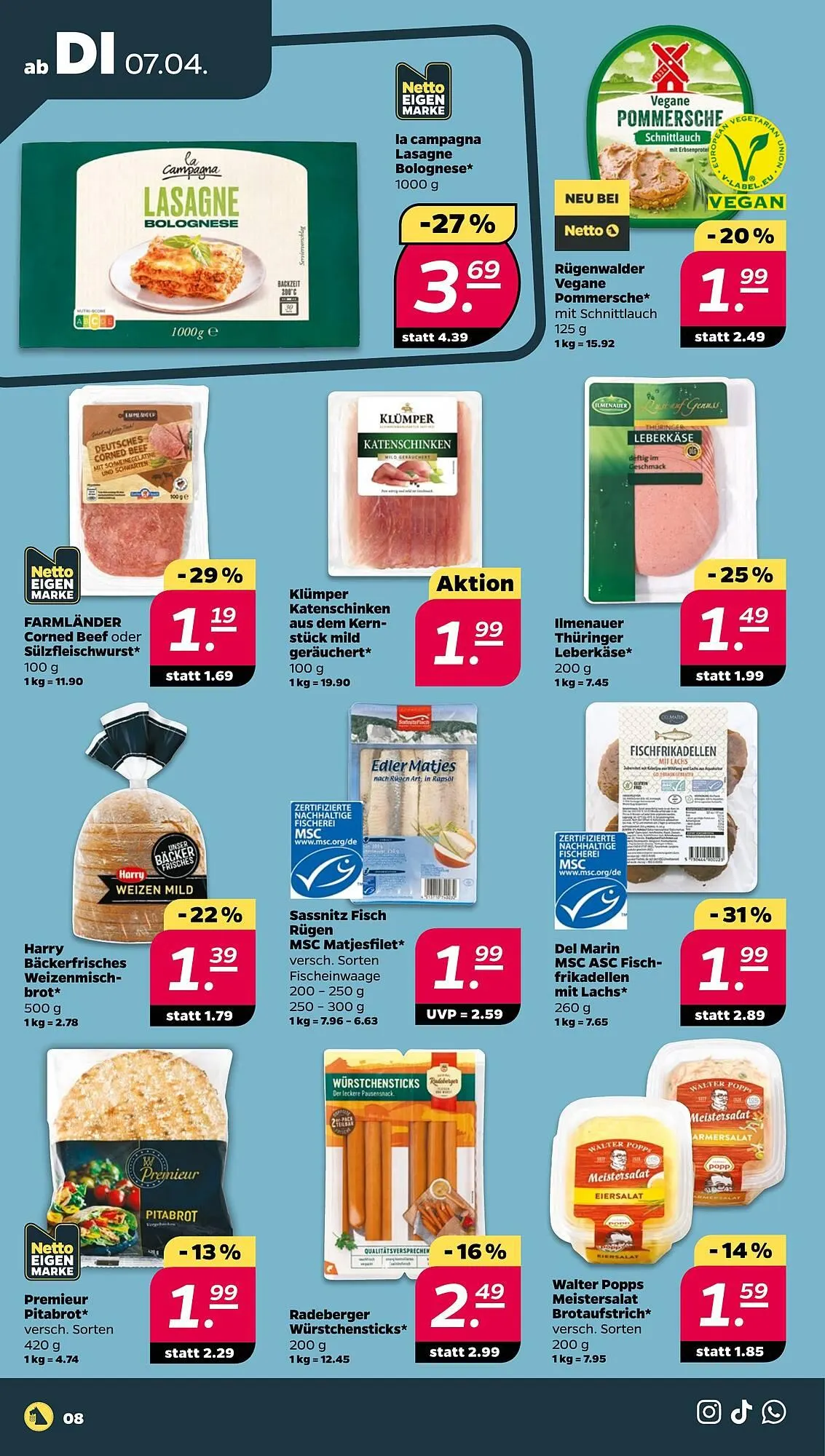 NETTO Prospekt von 7. April bis 11. April 2026 - Prospekt seite 8
