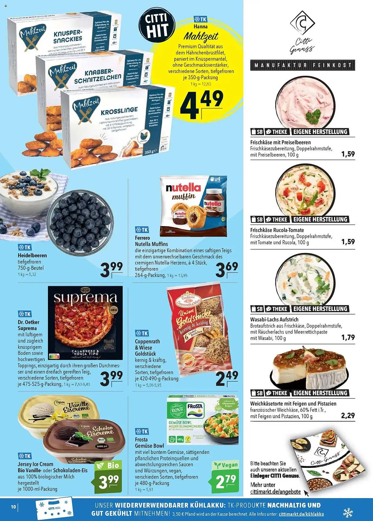 CITTI Markt Prospekt von 29. Oktober bis 4. November 2025 - Prospekt seite 10
