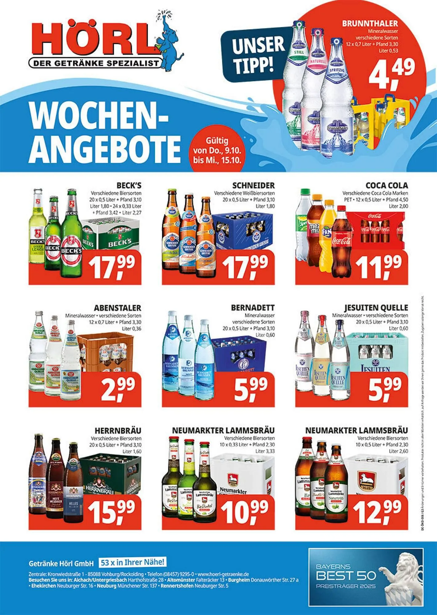 Hörl Getränke Prospekt - 1