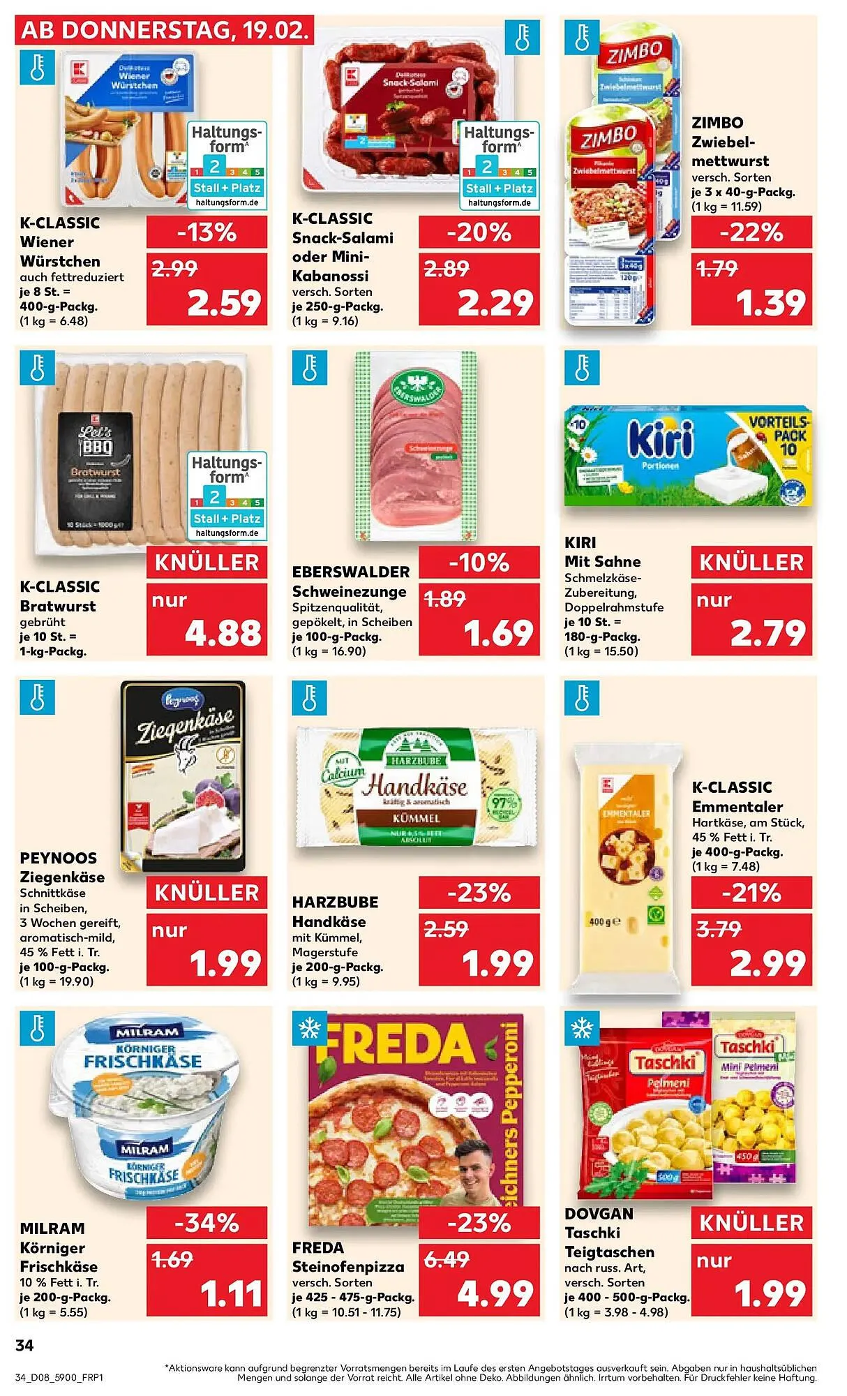 Kaufland Prospekt von 22. Februar bis 25. Februar 2026 - Prospekt seite 34