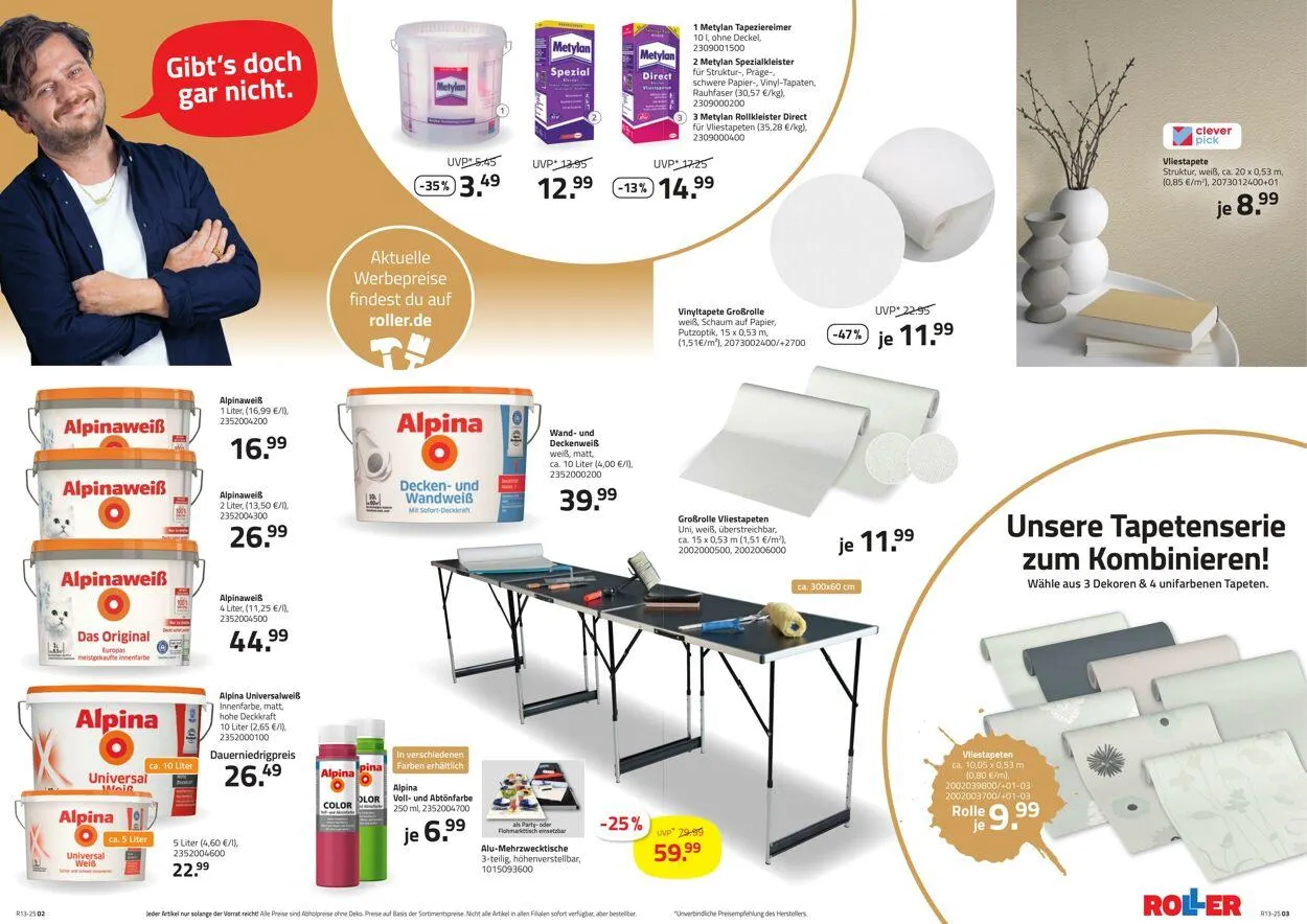 Roller Aktueller Prospekt von 13. April bis 27. April 2025 - Prospekt seite 2