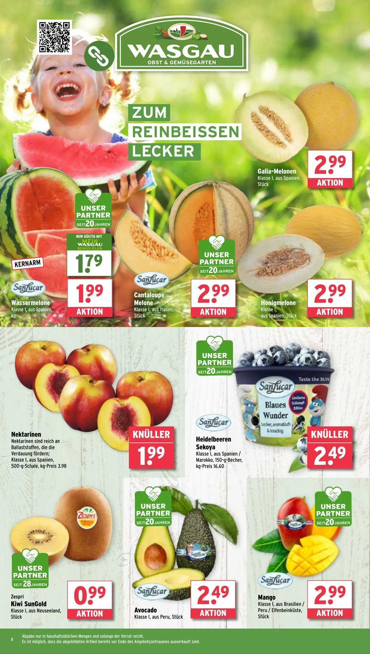 Wasgau von 19. Mai bis 24. Mai 2025 - Prospekt seite 8