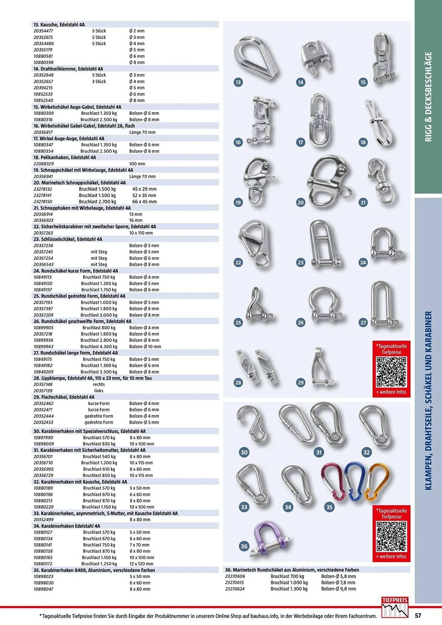 Bauhaus Magazin von 1. Februar bis 28. Februar 2026 - Prospekt seite 57