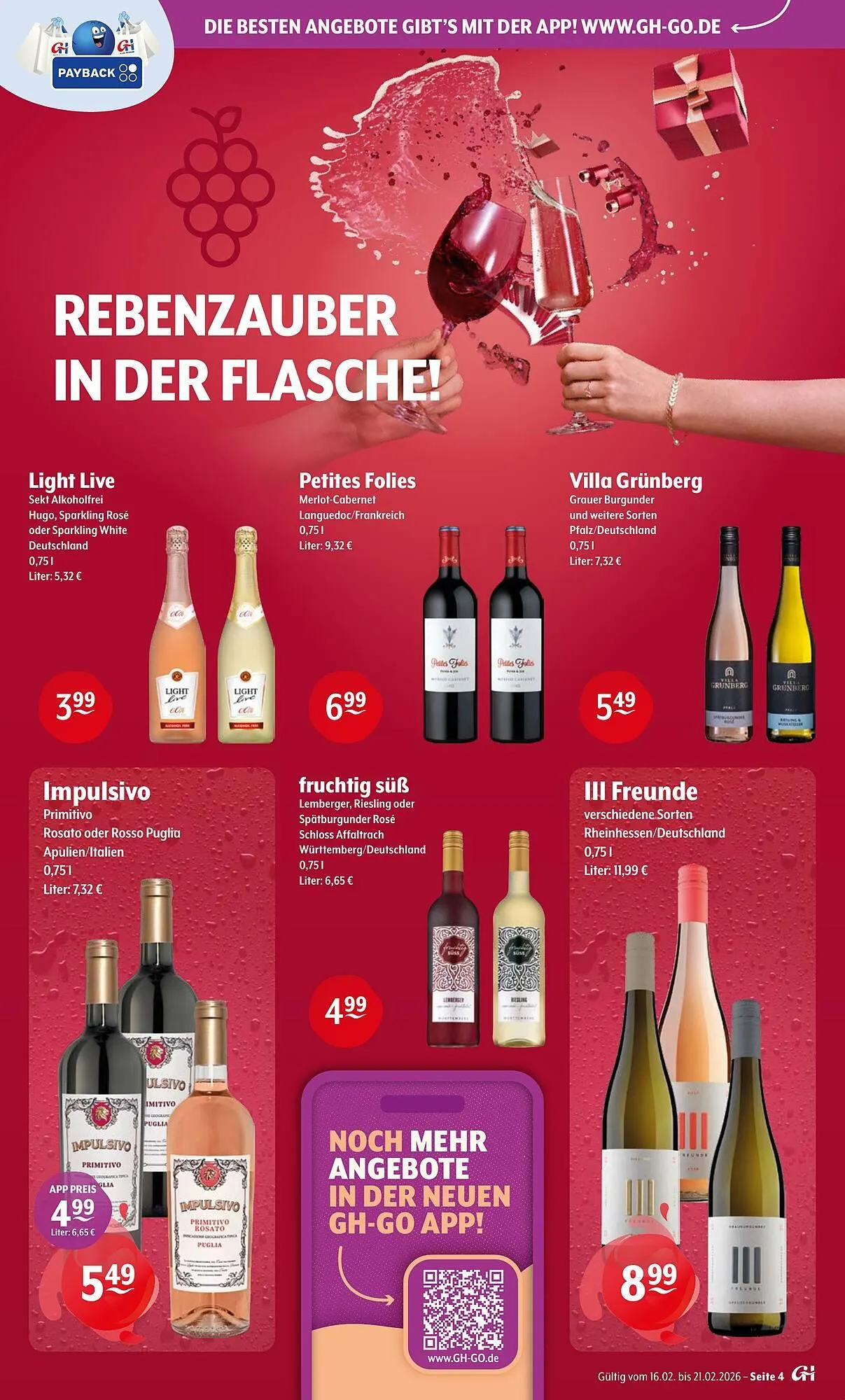 Trink und Spare Prospekt von 16. Februar bis 21. Februar 2026 - Prospekt seite 4