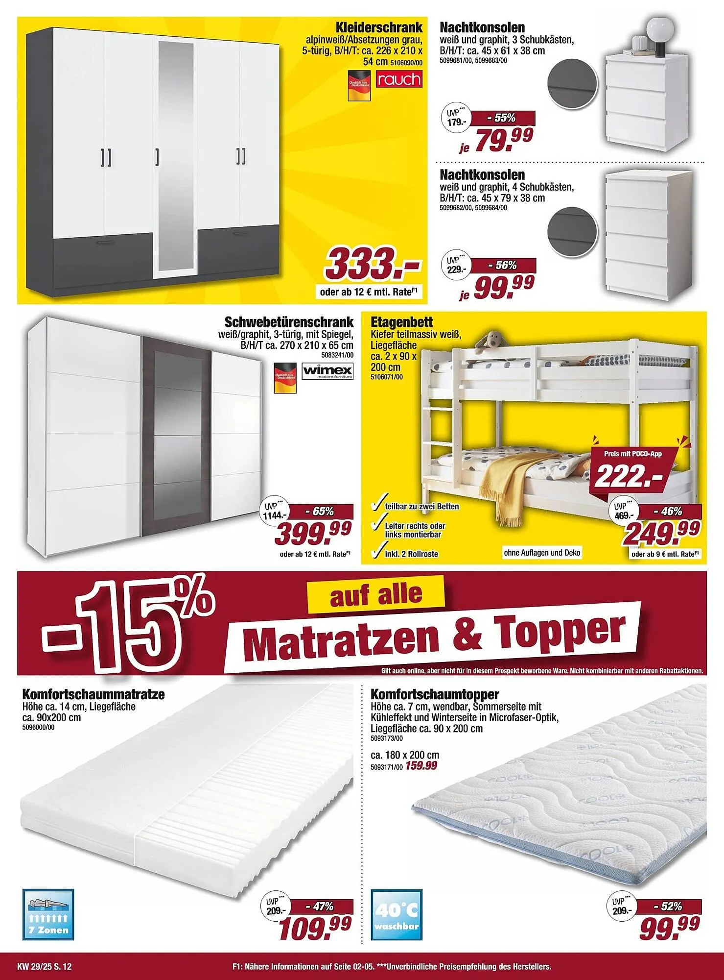 Poco Prospekt von 12. Juli bis 18. Juli 2025 - Prospekt seite 12