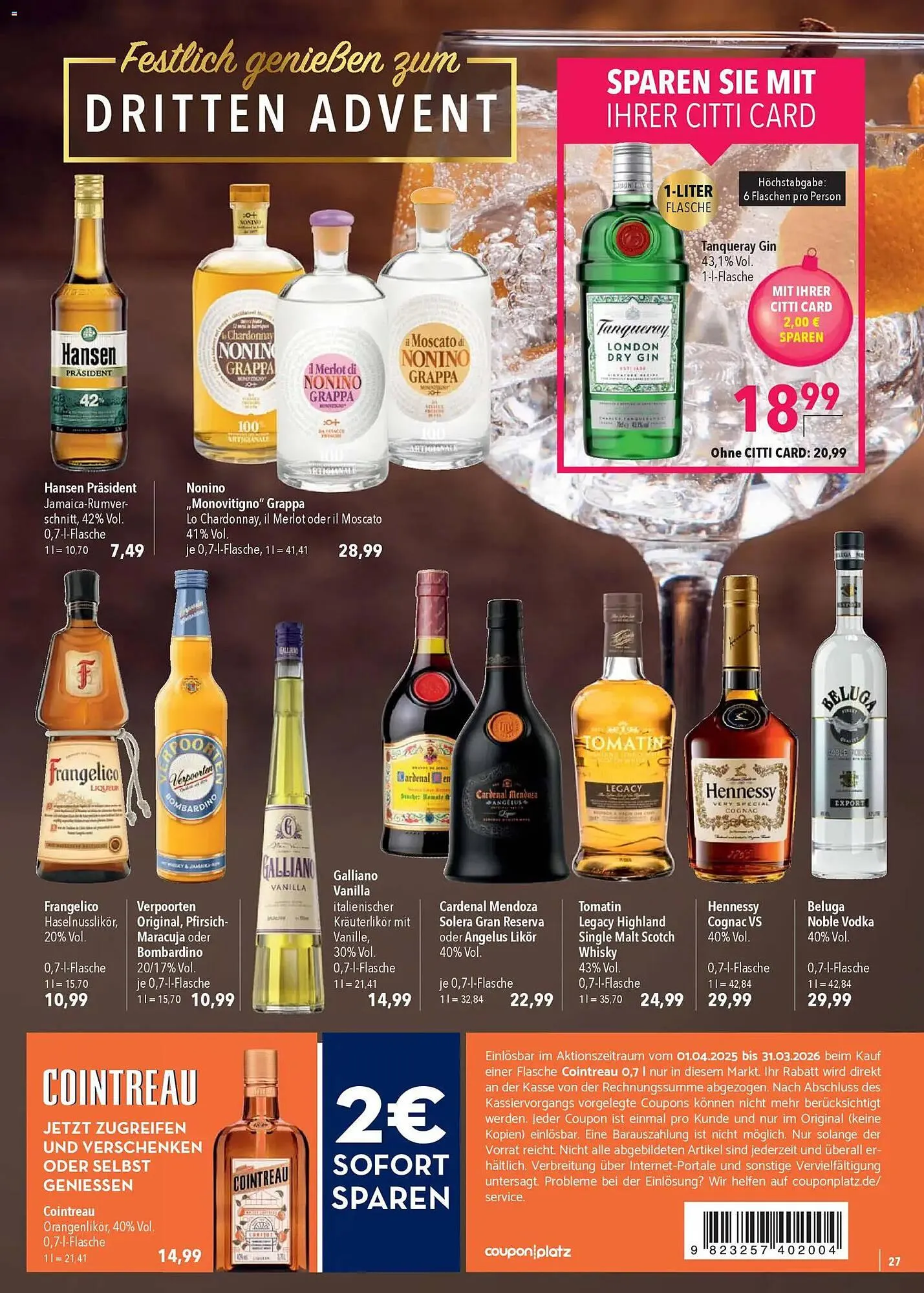 CITTI Markt Prospekt von 10. Dezember bis 16. Dezember 2025 - Prospekt seite 27