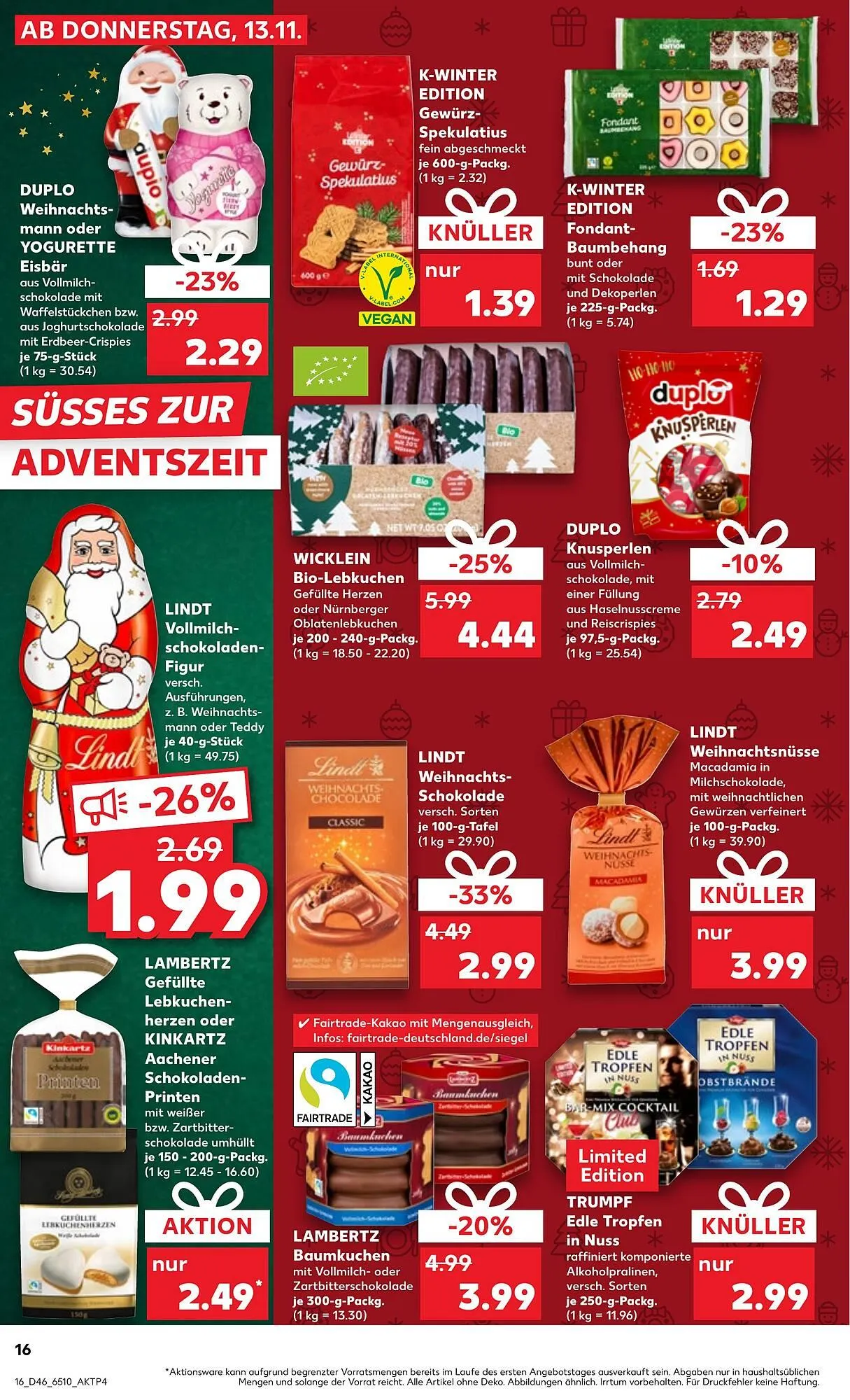 Kaufland Prospekt von 13. November bis 19. November 2025 - Prospekt seite 16