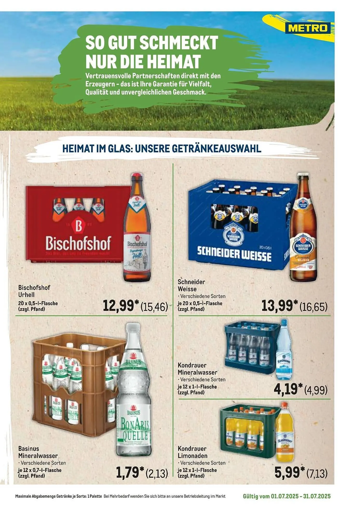 METRO Prospekt von 1. Juli bis 31. Juli 2025 - Prospekt seite 107