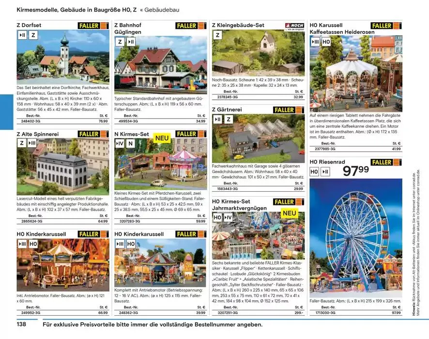Modellbahn Katalog von 29. Oktober bis 31. Dezember 2025 - Prospekt seite 140
