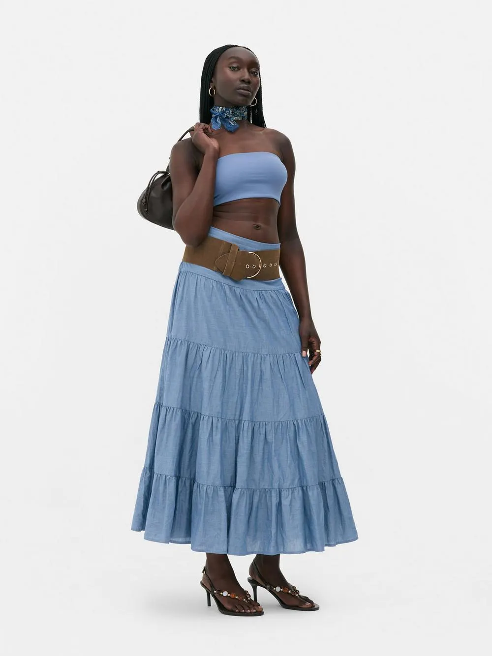 „Rita Ora“ Bandeau-Top aus Stretch