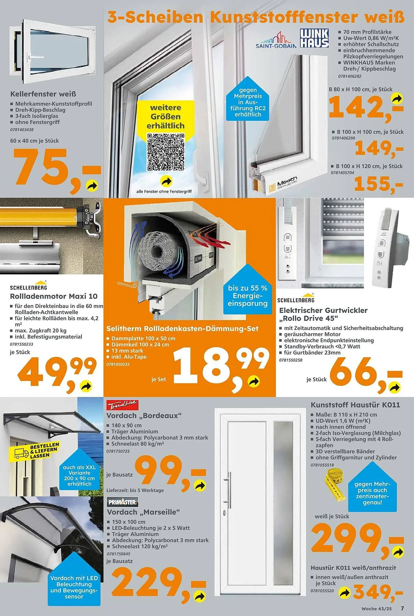 Globus Baumarkt Prospekt von 19. Oktober bis 25. Oktober 2025 - Prospekt seite 7