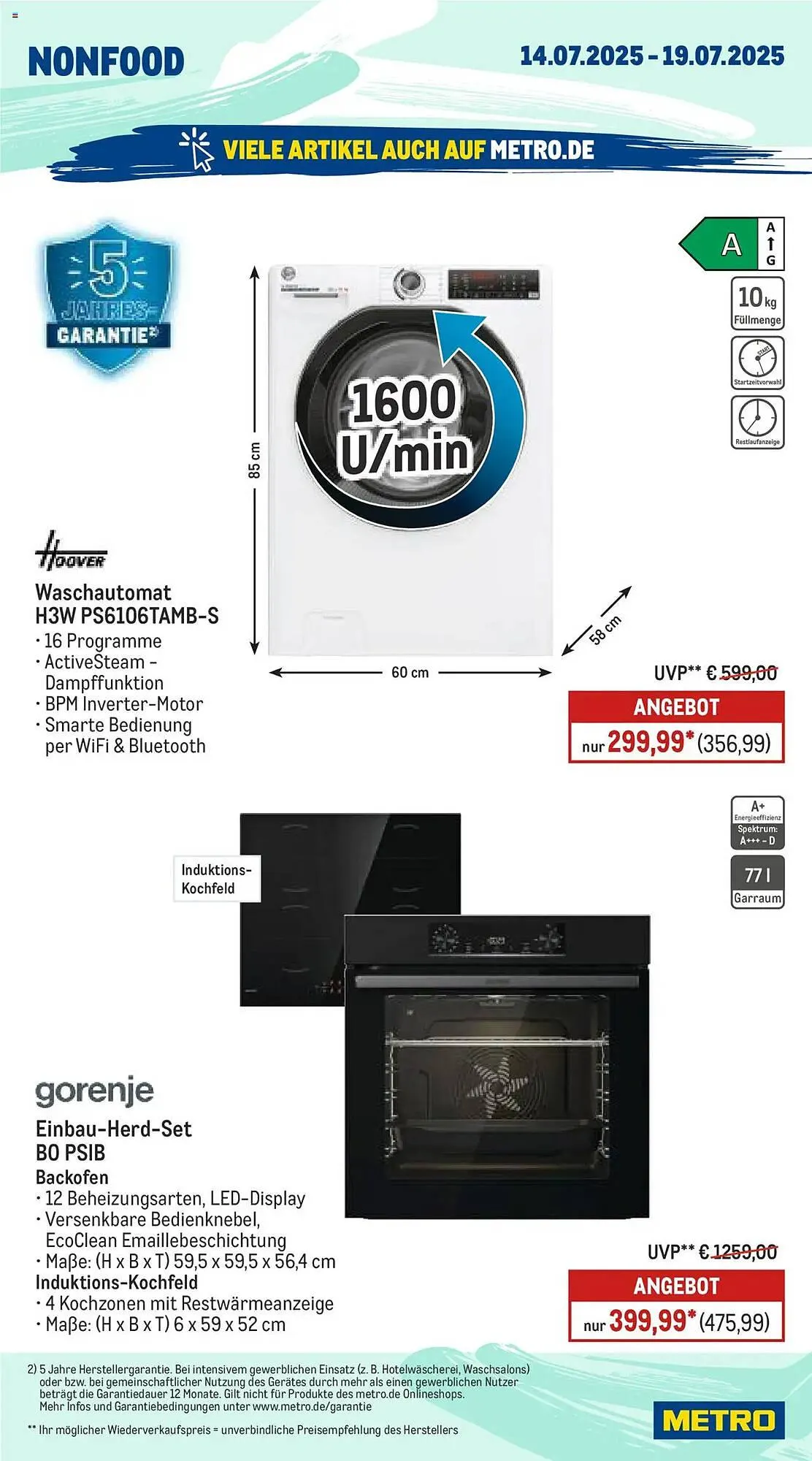 METRO Prospekt von 14. Juli bis 19. Juli 2025 - Prospekt seite 22