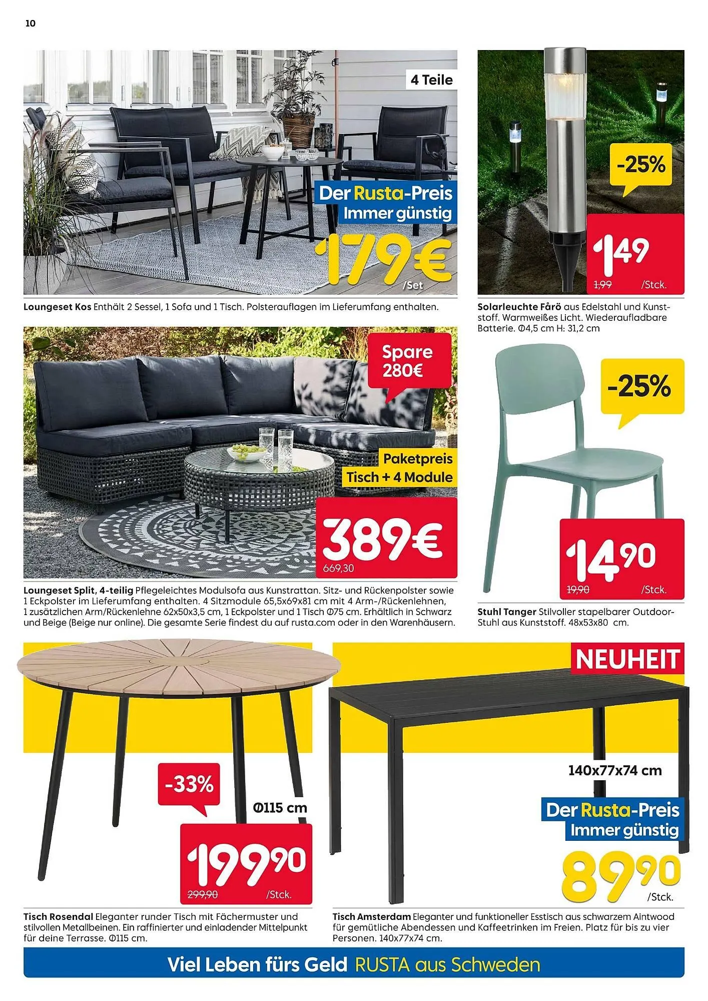 Rusta Prospekt von 28. März bis 3. April 2026 - Prospekt seite 10