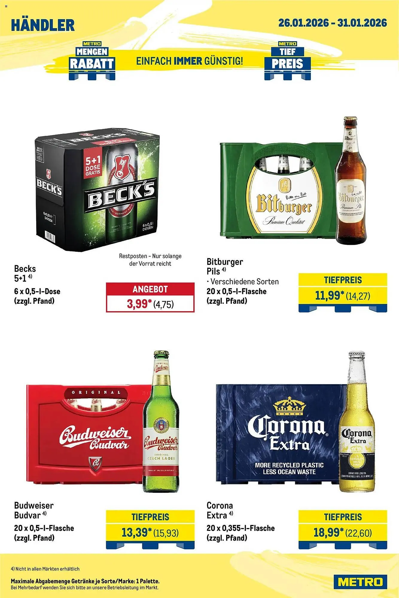 METRO Prospekt von 26. Januar bis 31. Januar 2026 - Prospekt seite 4