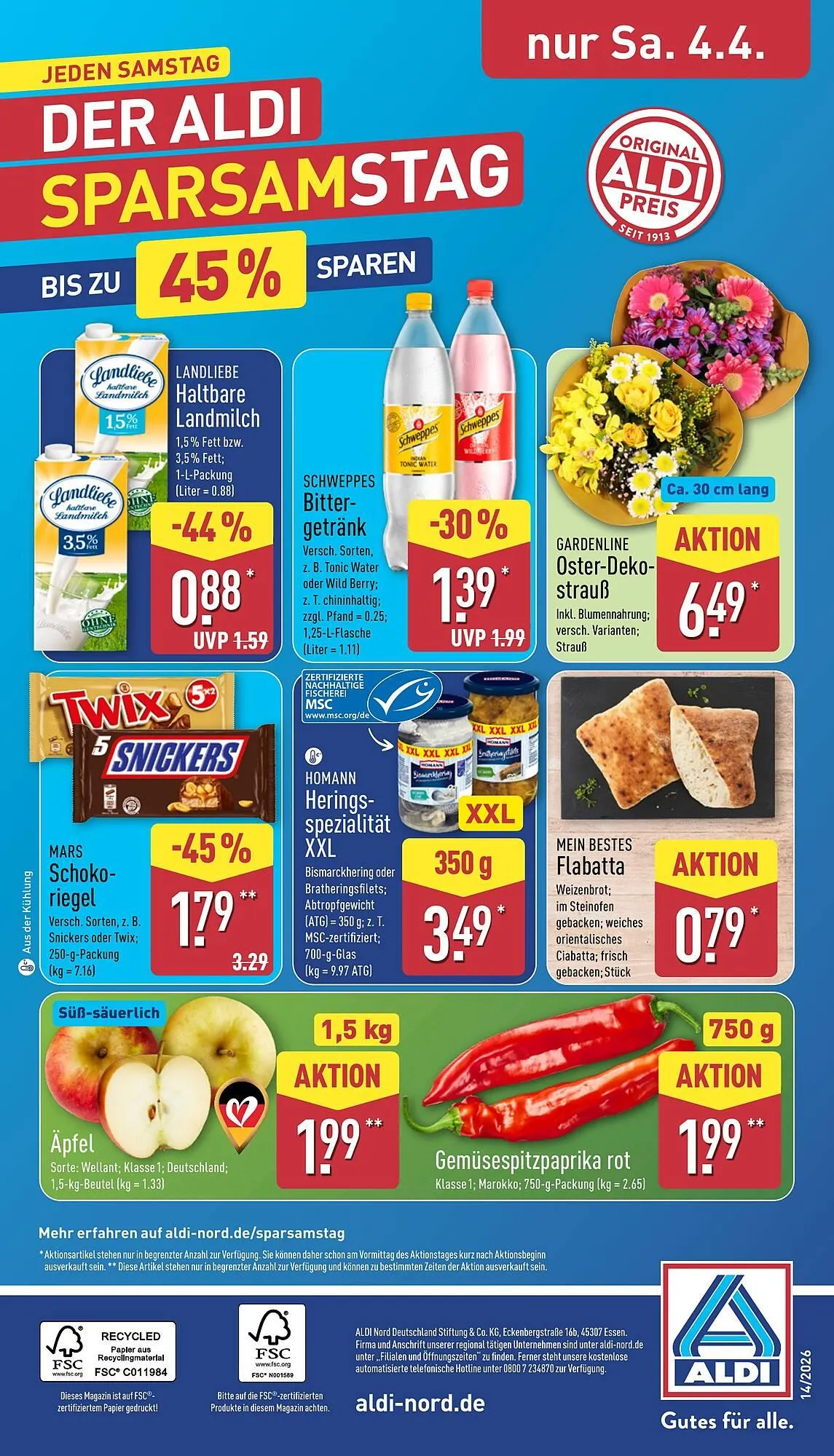 Aldi Nord Prospekt von 30. März bis 4. April 2026 - Prospekt seite 37