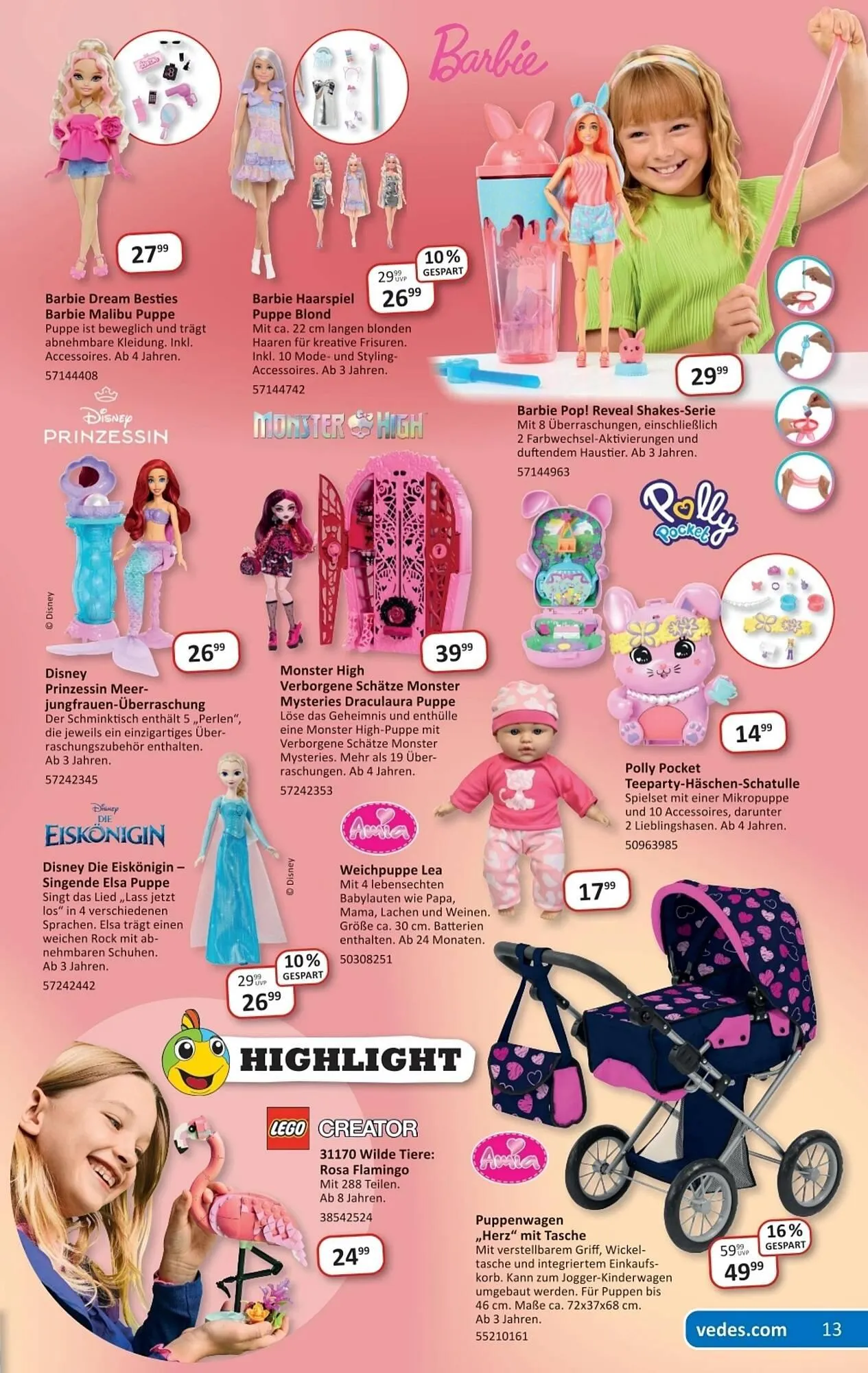 Vedes Prospekt von 31. März bis 1. Mai 2025 - Prospekt seite 13