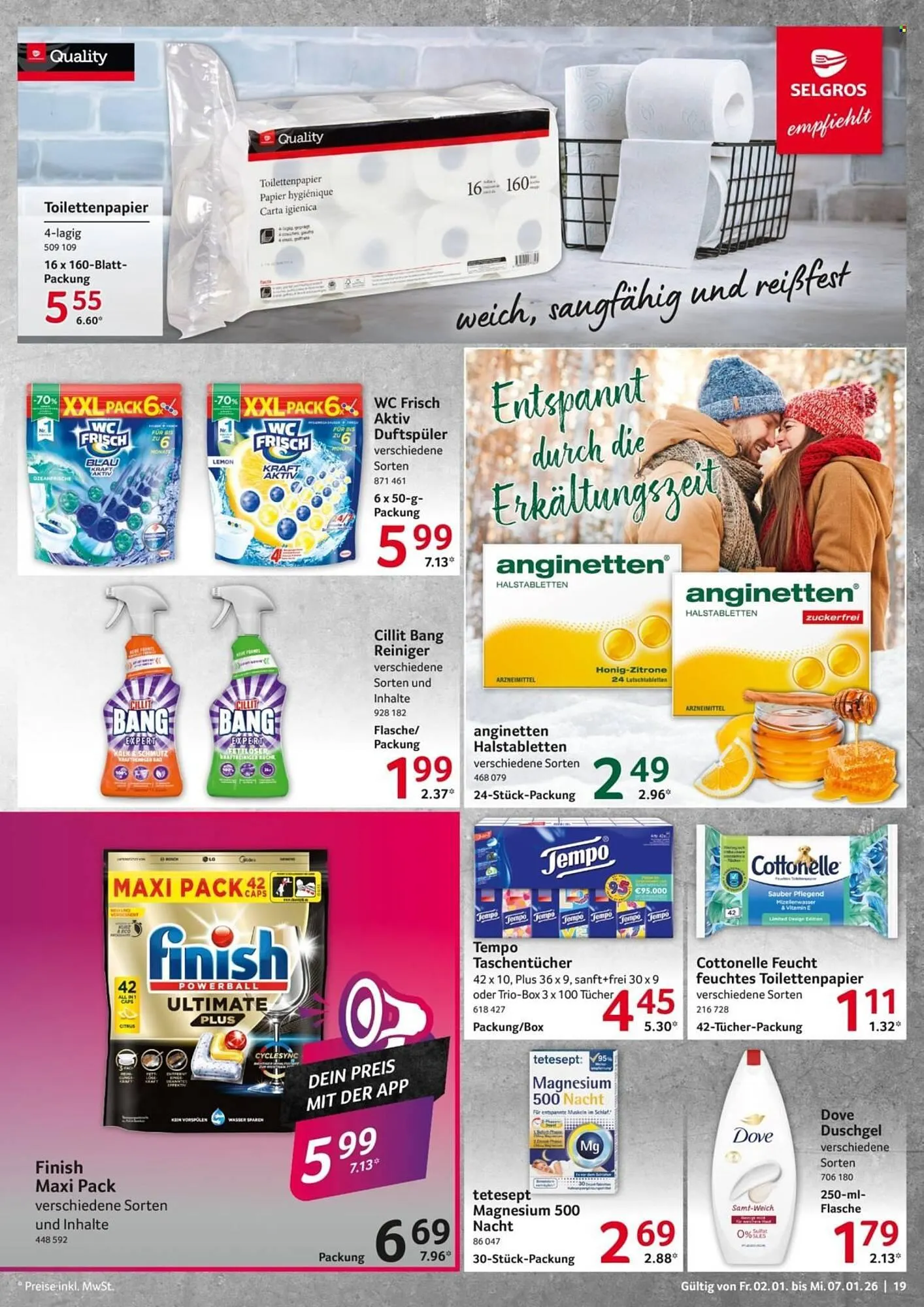 Selgros Prospekt von 2. Januar bis 7. Januar 2026 - Prospekt seite 19