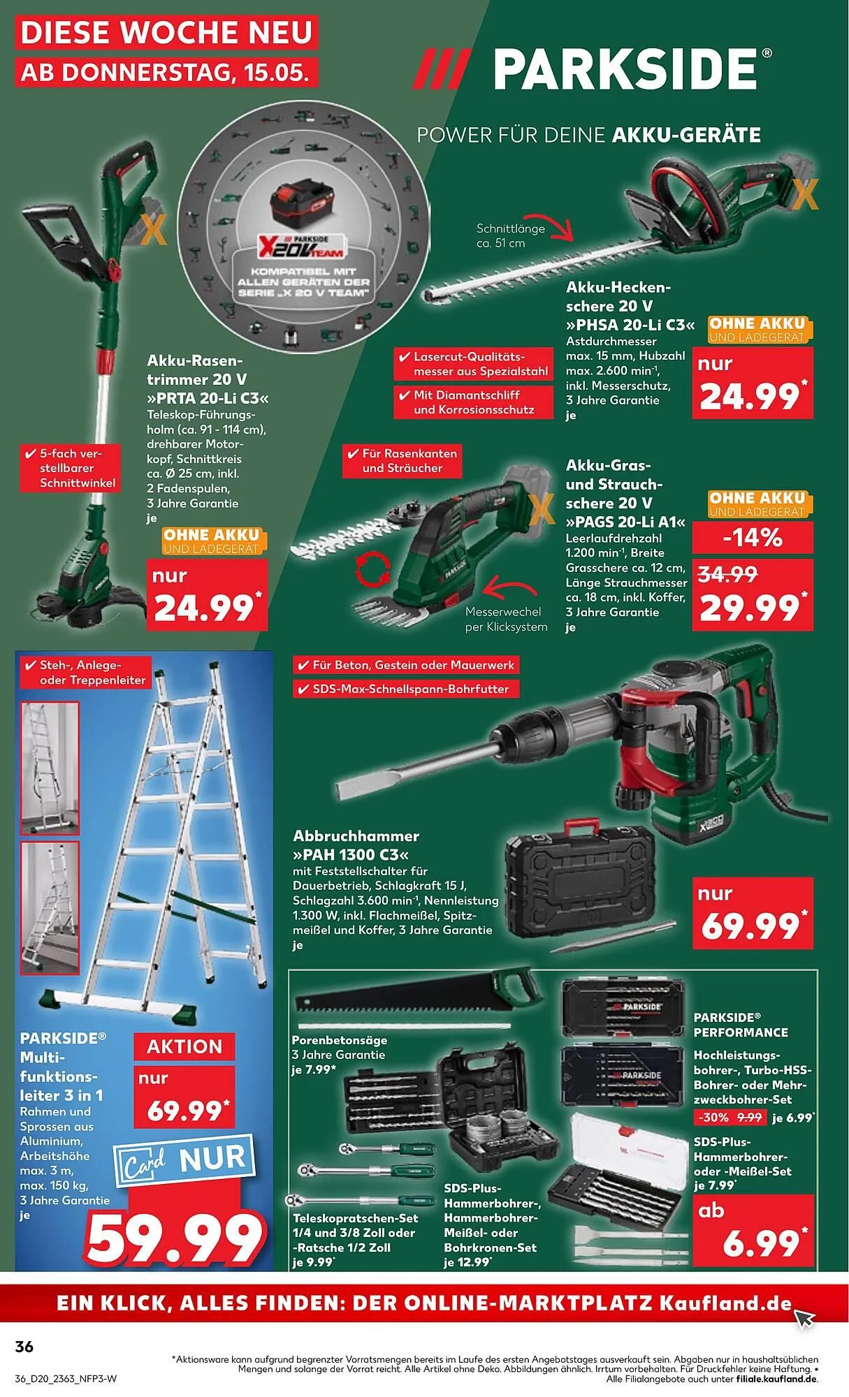 Kaufland Prospekt von 15. Mai bis 21. Mai 2025 - Prospekt seite 36