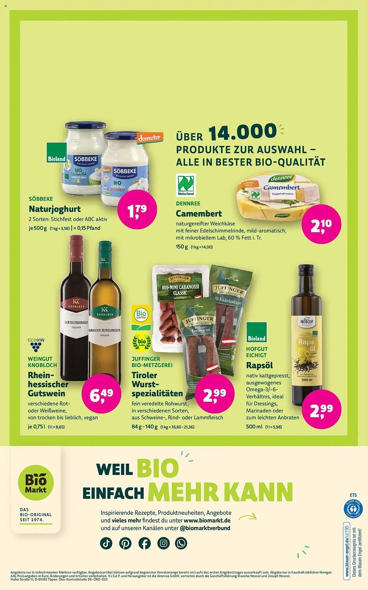 Biomarkt Prospekt von 25. Februar bis 10. März 2026 - Prospekt seite 12