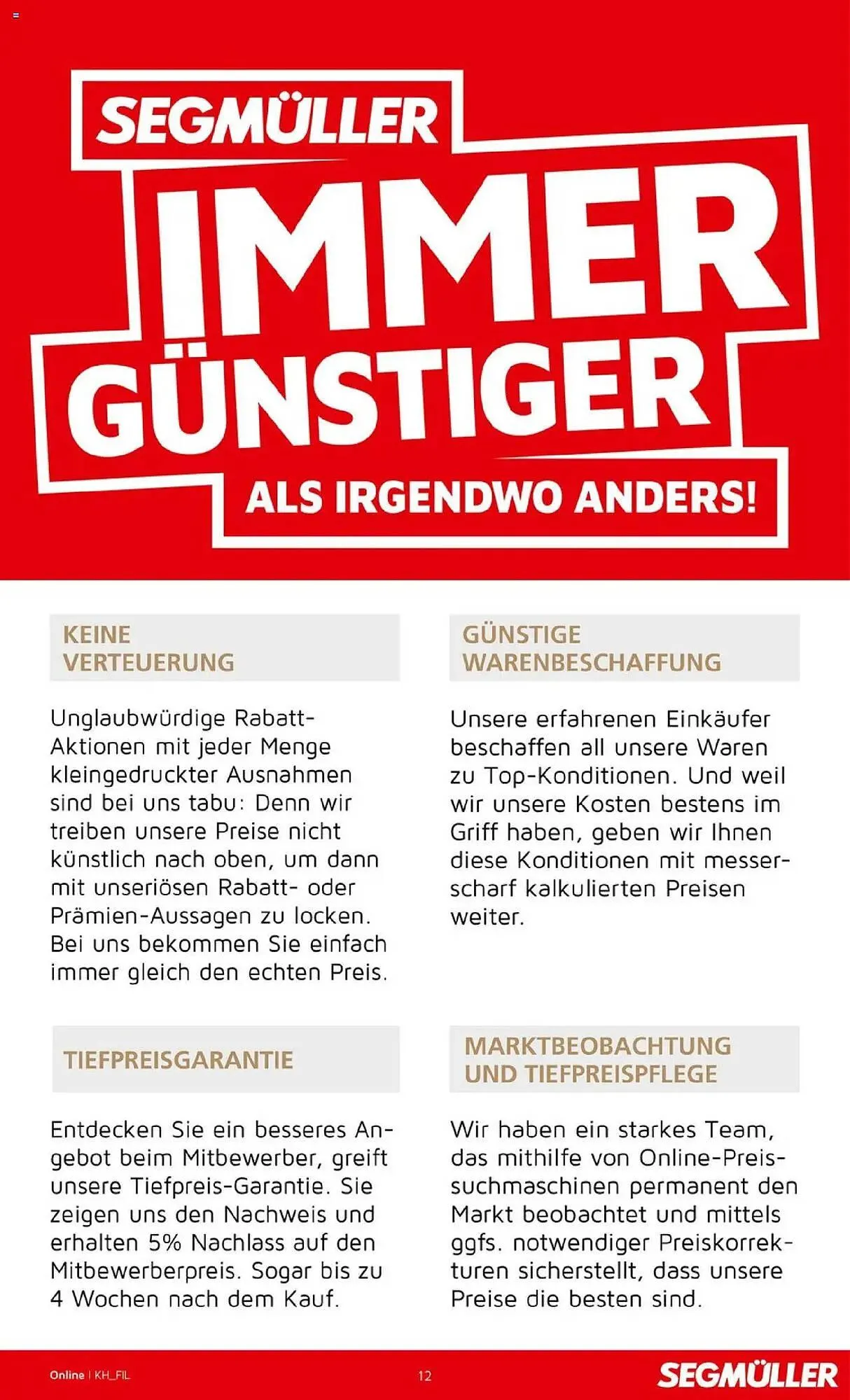 Segmüller Prospekt von 16. September bis 31. Dezember 2025 - Prospekt seite 12