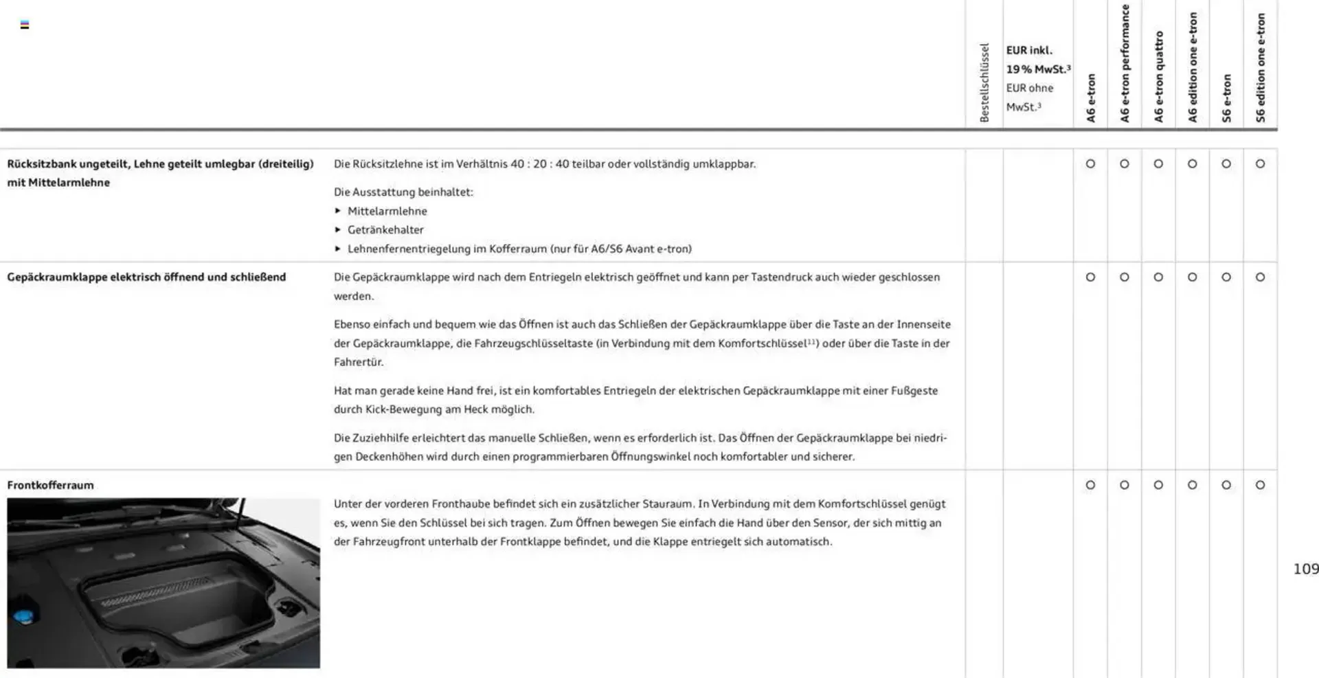 Audi Prospekt von 29. Januar bis 9. Januar 2026 - Prospekt seite 109