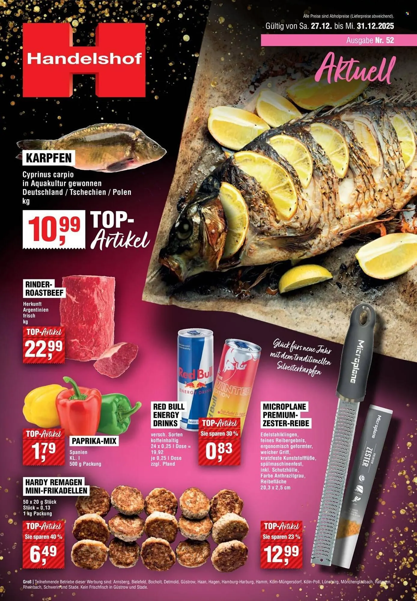 Handelshof Prospekt von 27. Dezember bis 31. Dezember 2025 - Prospekt seite 1