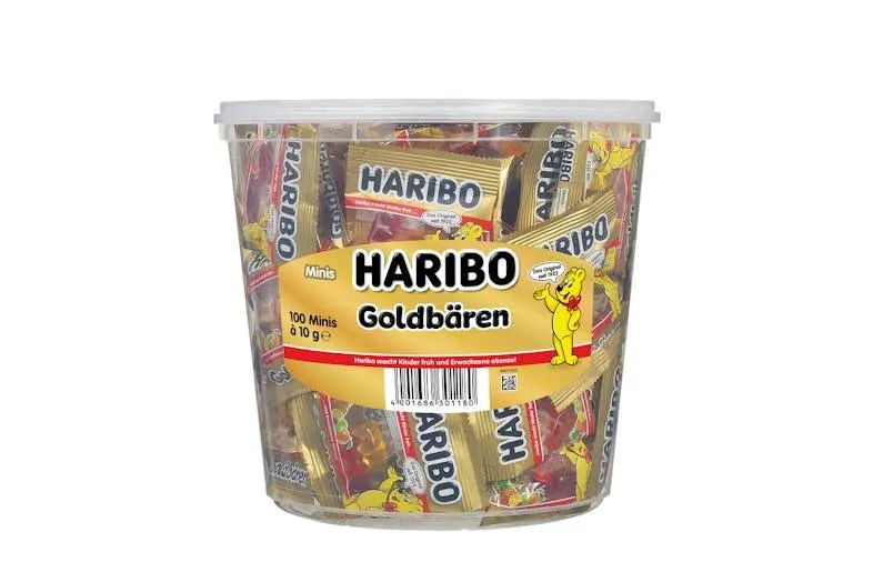 Haribo Goldbären 100 Minibeutel (1 kg)