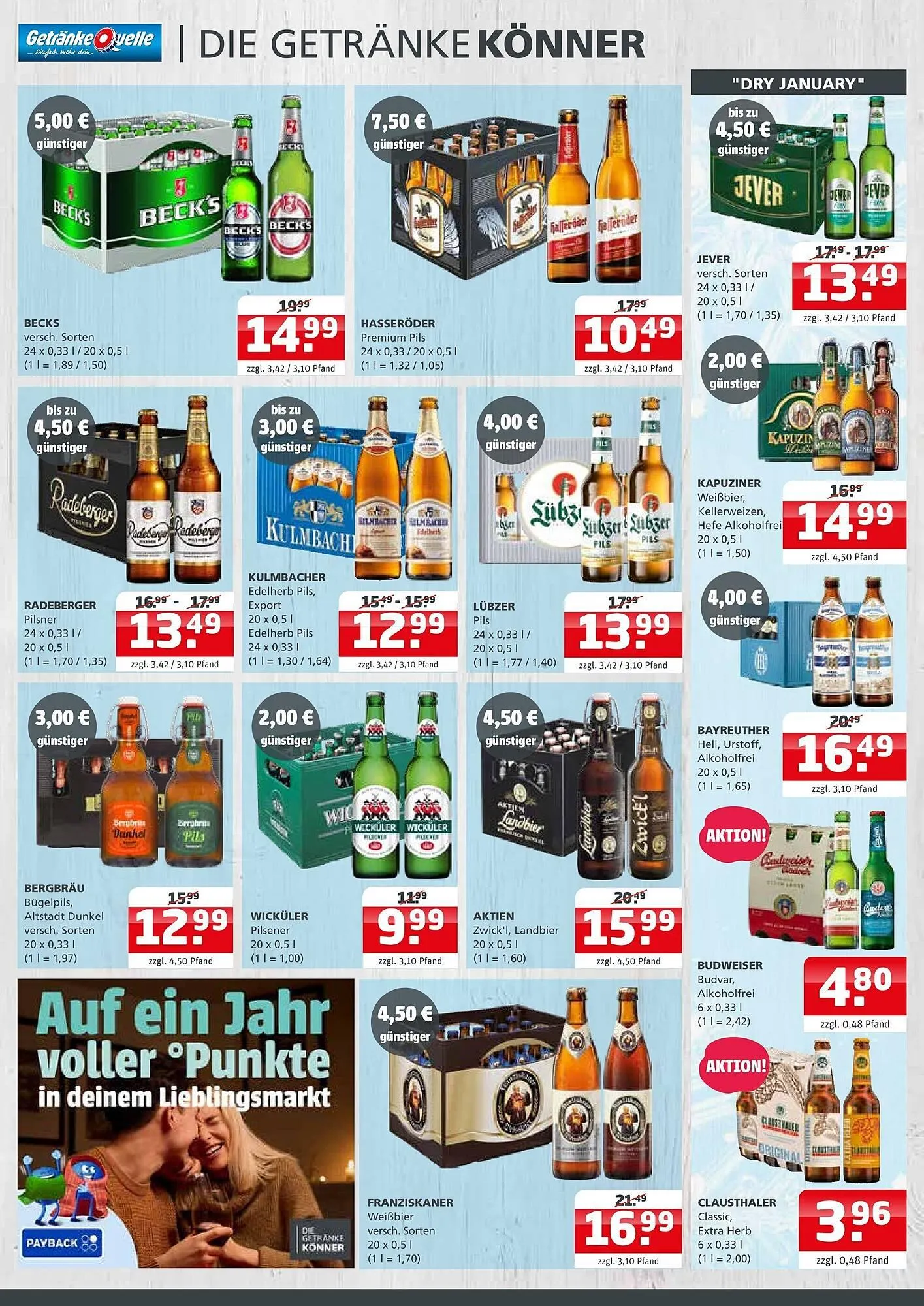 Getränke Quelle Prospekt von 19. Januar bis 31. Januar 2026 - Prospekt seite 2
