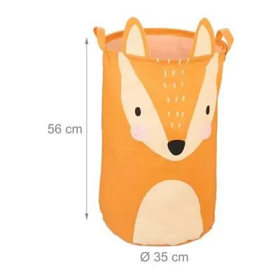 Kinder Aufbewahrungskorb mit Fuchsmotiv