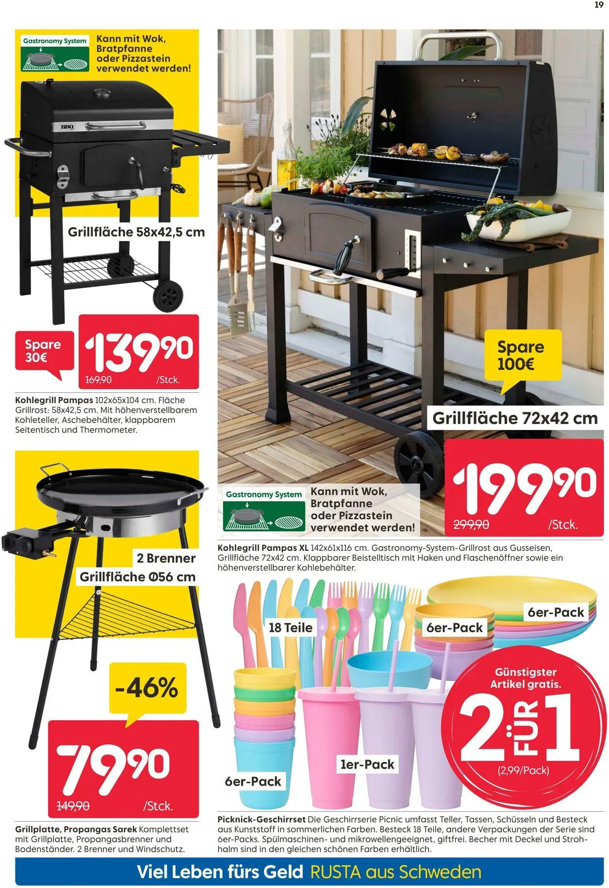 Rusta von 5. Mai bis 19. Mai 2025 - Prospekt seite 19