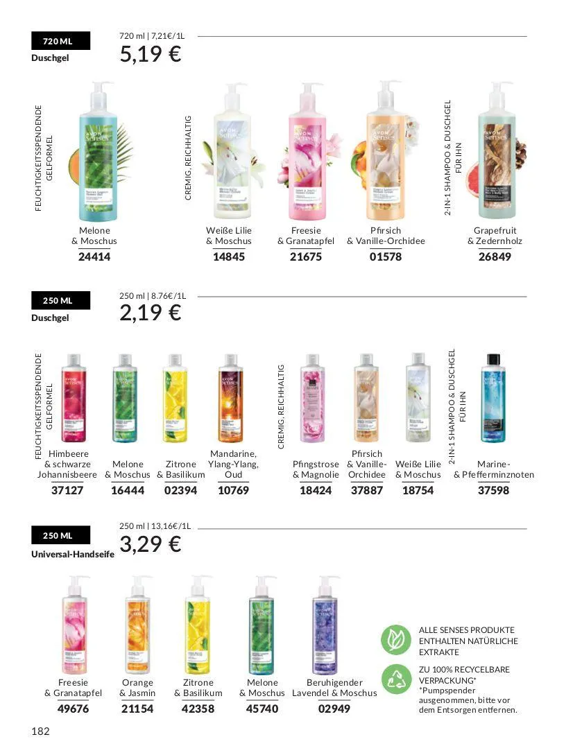 Avon Aktueller Prospekt von 7. Mai bis 21. Mai 2025 - Prospekt seite 182