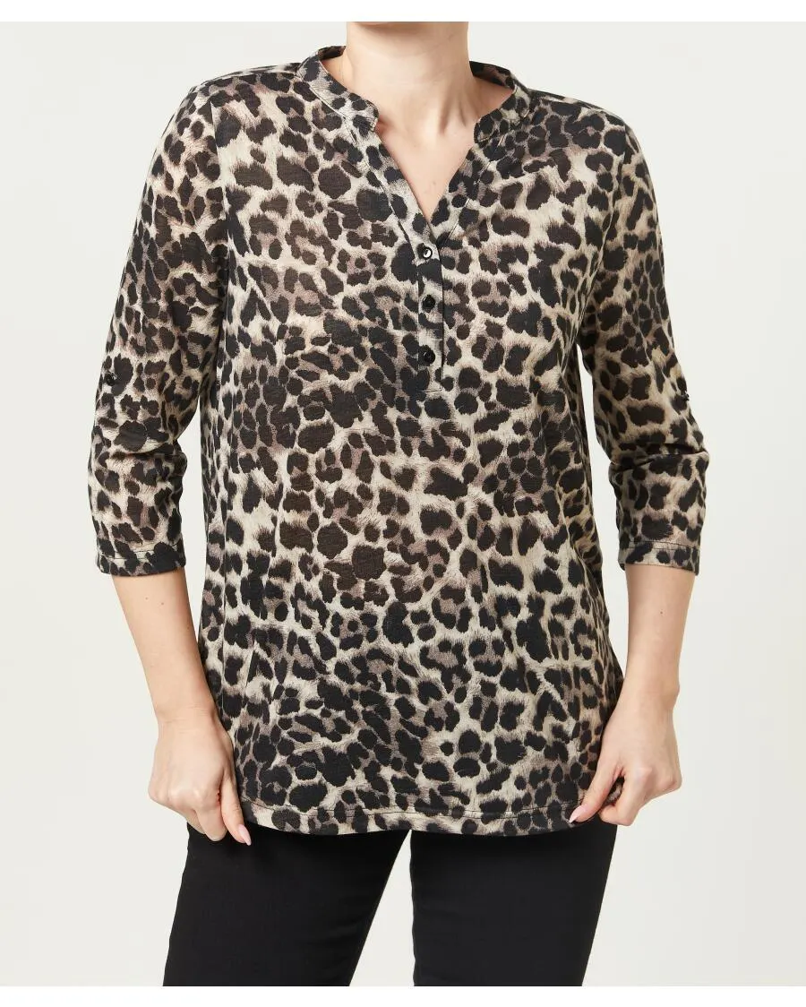 Leo-Shirt Janina, 3/4-Arm