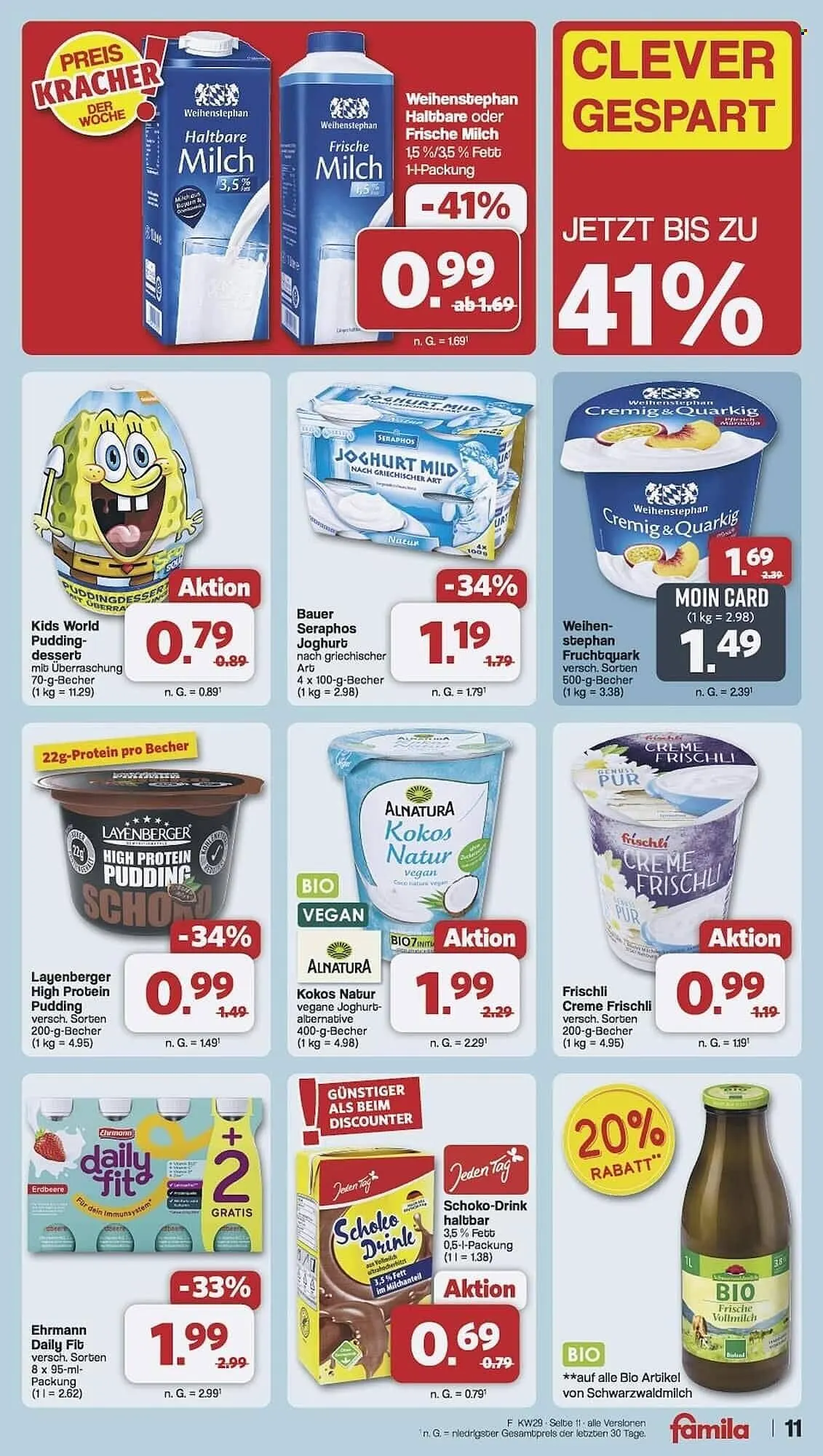 Famila Nord Ost Prospekt von 14. Juli bis 19. Juli 2025 - Prospekt seite 11