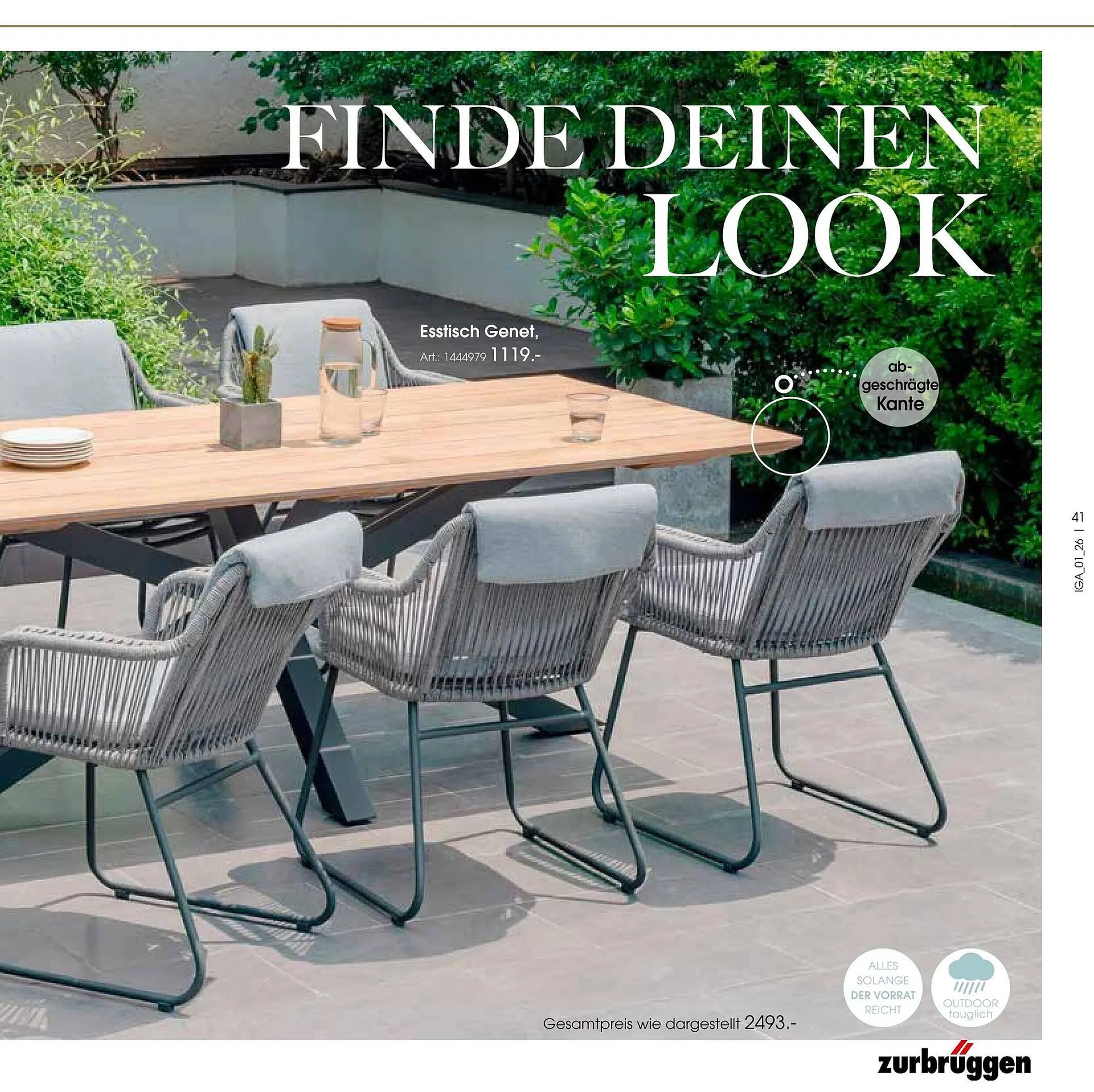 Zurbrüggen Prospekt von 17. März bis 31. August 2026 - Prospekt seite 41