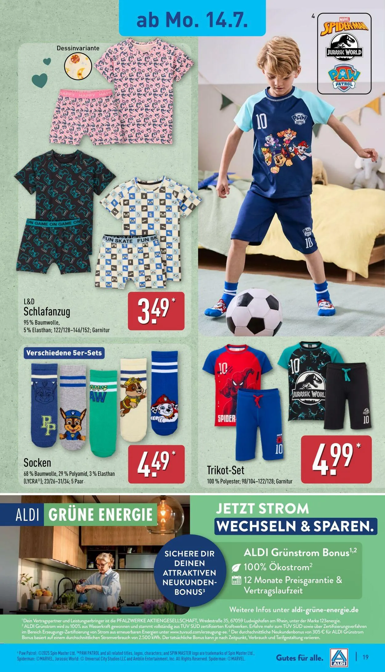 Aldi-Nord von 7. Juli bis 12. Juli 2025 - Prospekt seite 19